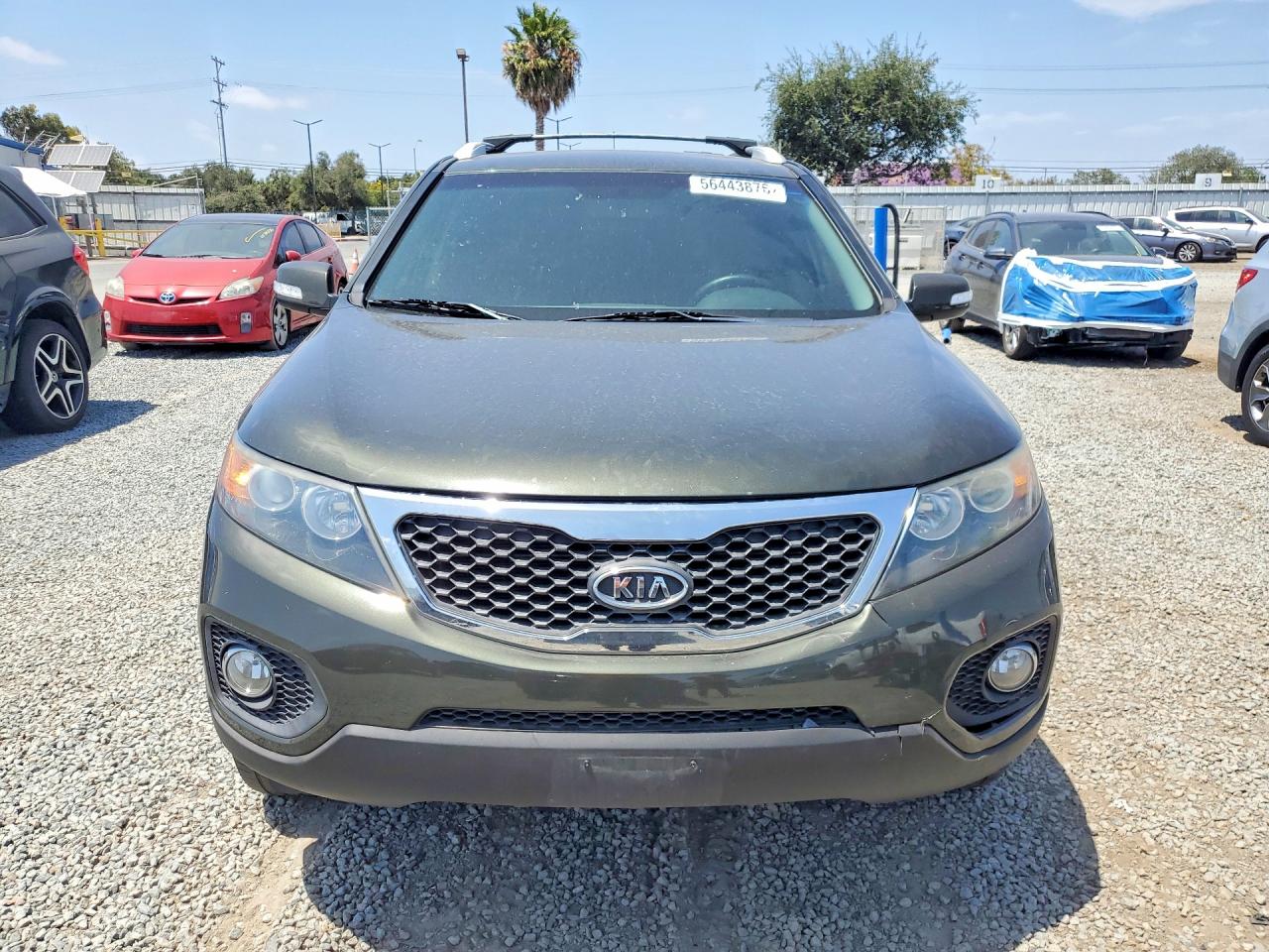 2013 Kia Sorento Ex Green vin: 5XYKUDA65DG334287