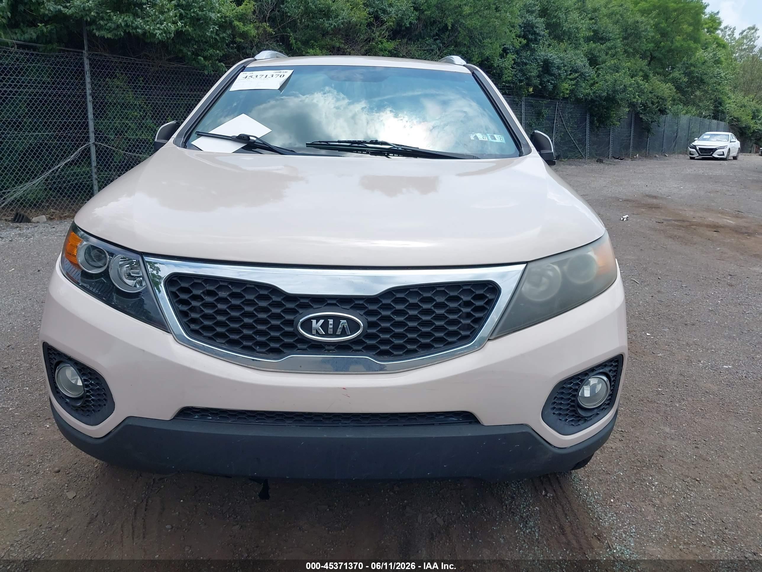 2012 Kia Sorento Ex Cream vin: 5XYKUDA66CG207384