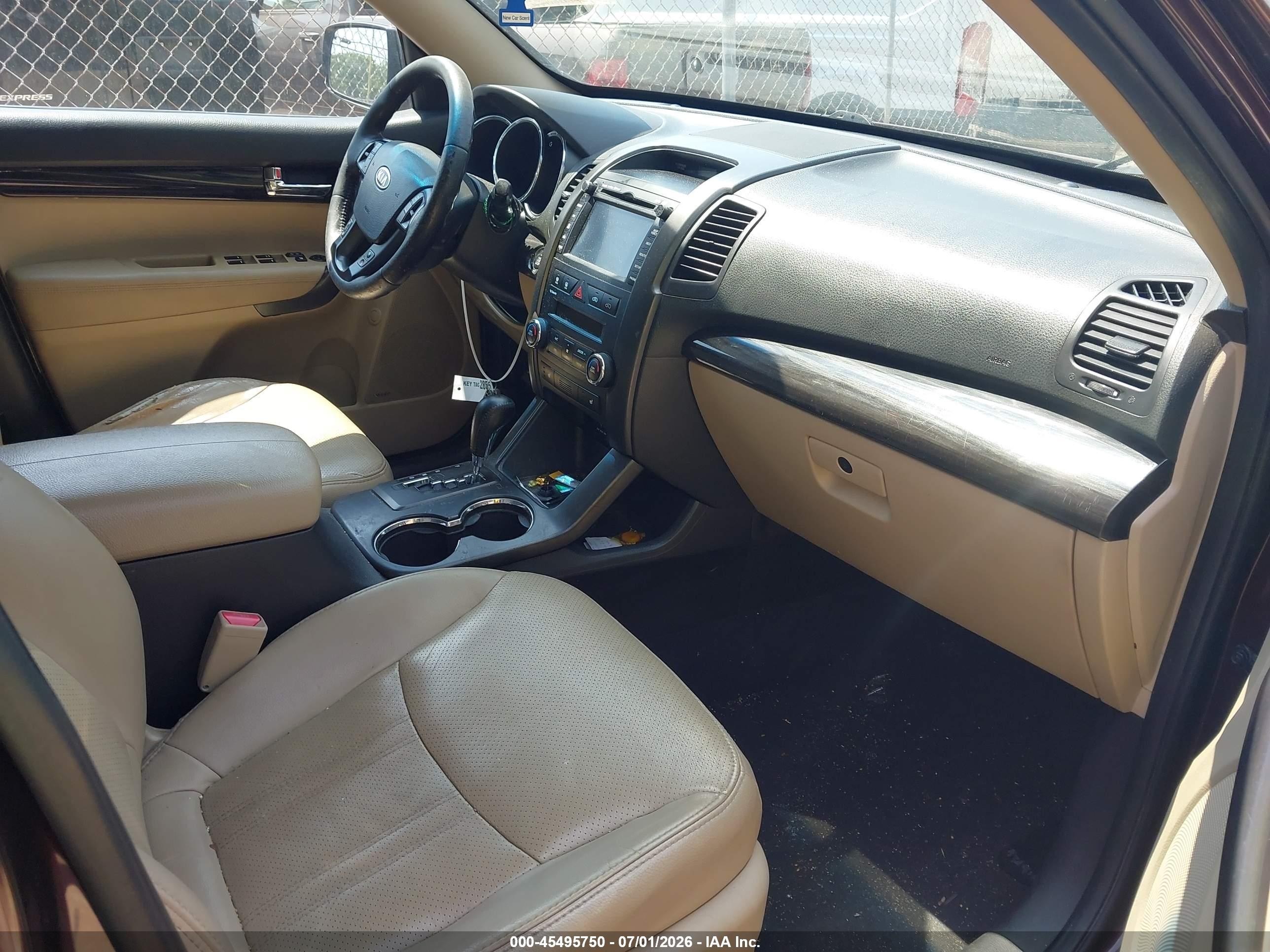 2012 Kia Sorento Ex Purple vin: 5XYKUDA66CG277418