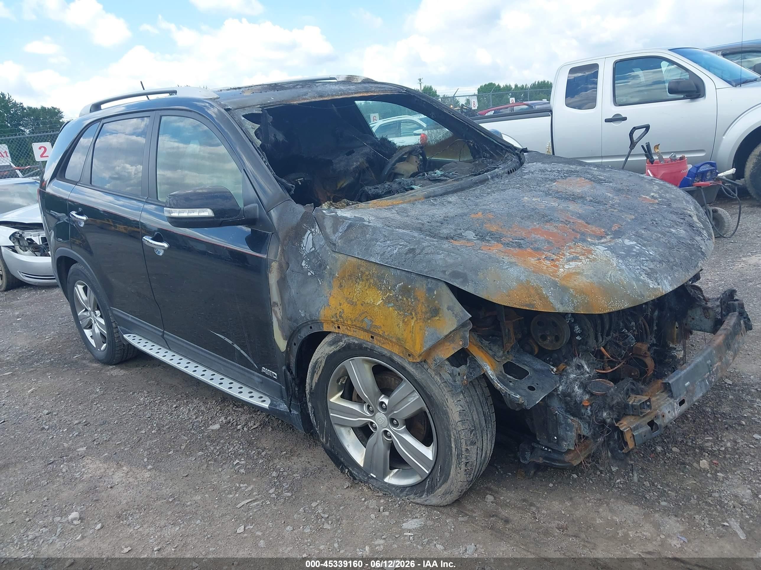 2013 Kia Sorento Ex Black vin: 5XYKUDA67DG342973