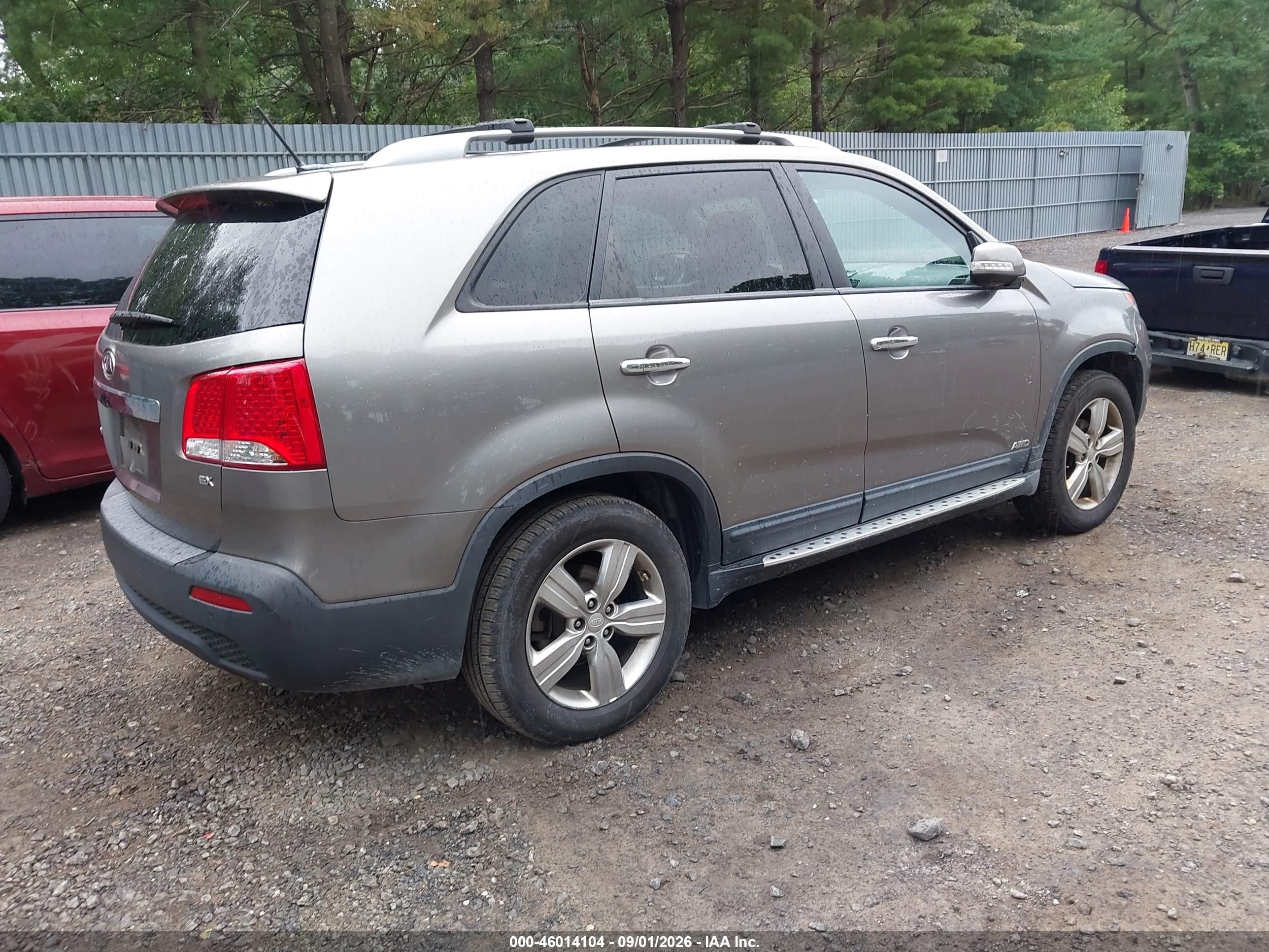 2012 Kia Sorento Ex Gray vin: 5XYKUDA68CG209315