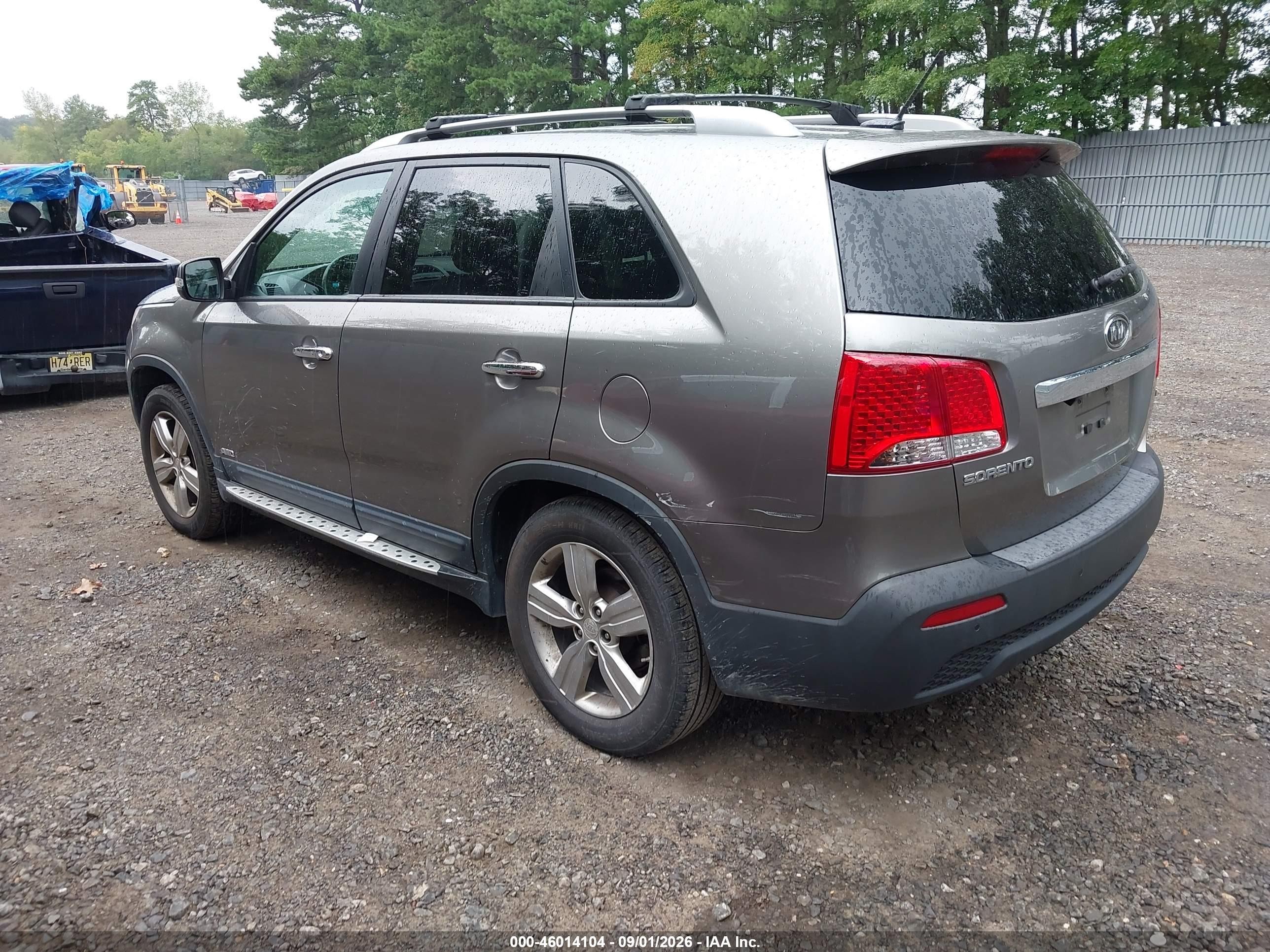 2012 Kia Sorento Ex Gray vin: 5XYKUDA68CG209315