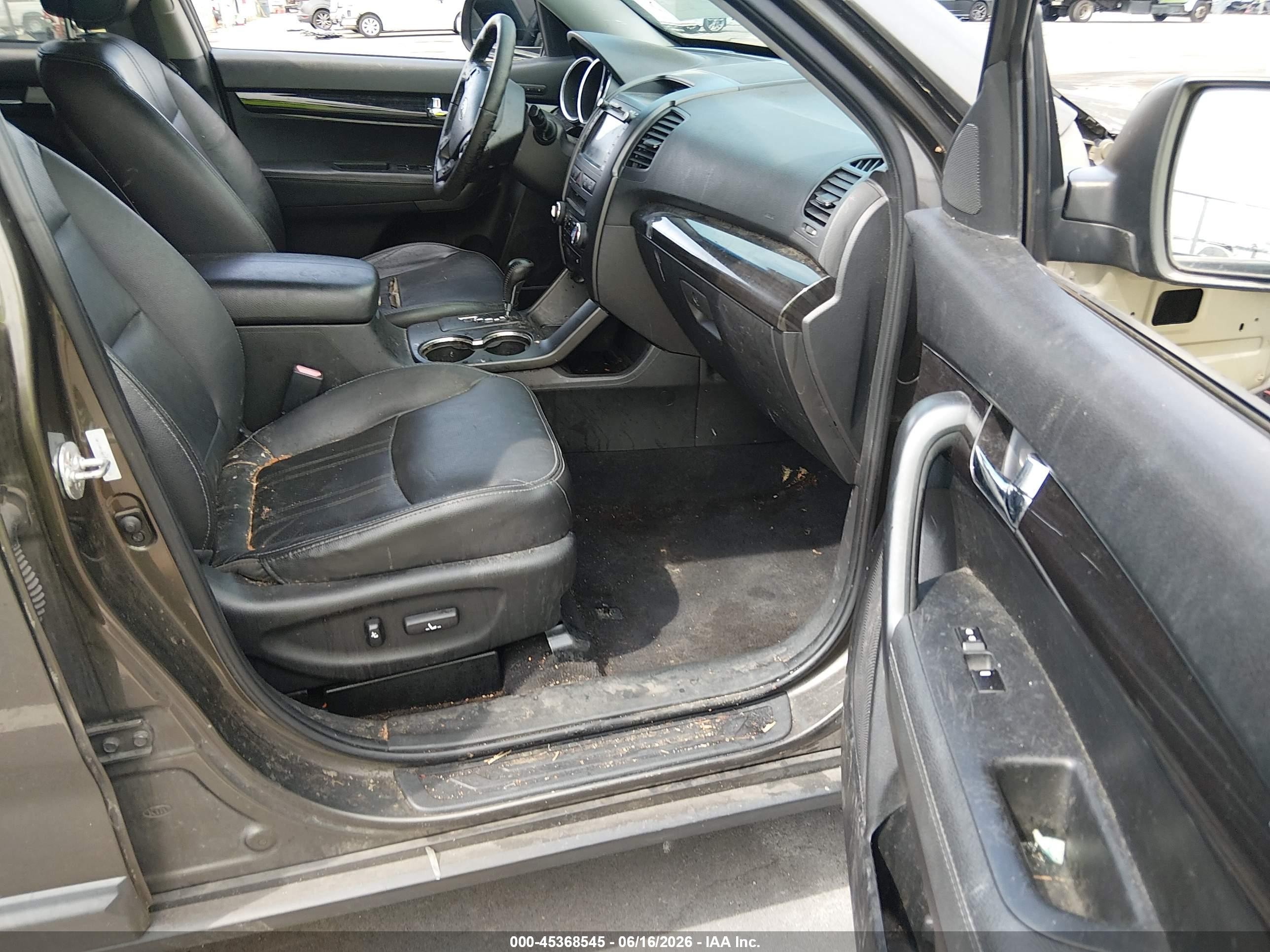 2013 Kia Sorento Ex Gray vin: 5XYKUDA68DG393222