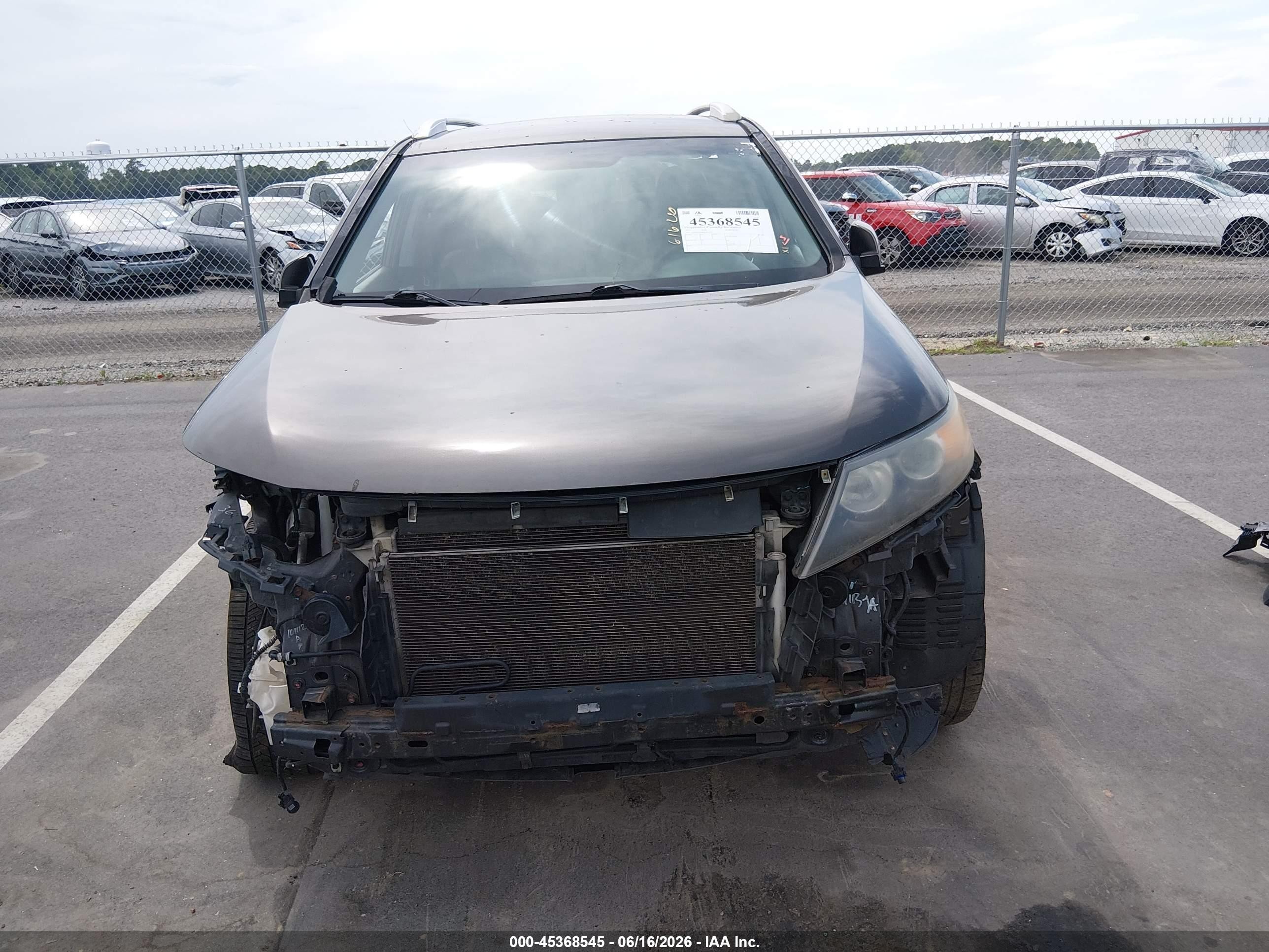2013 Kia Sorento Ex Gray vin: 5XYKUDA68DG393222