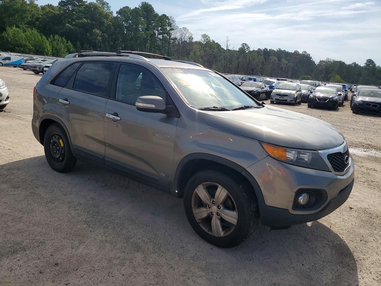 2013 Kia Sorento Ex Gray vin: 5XYKUDA68DG405224