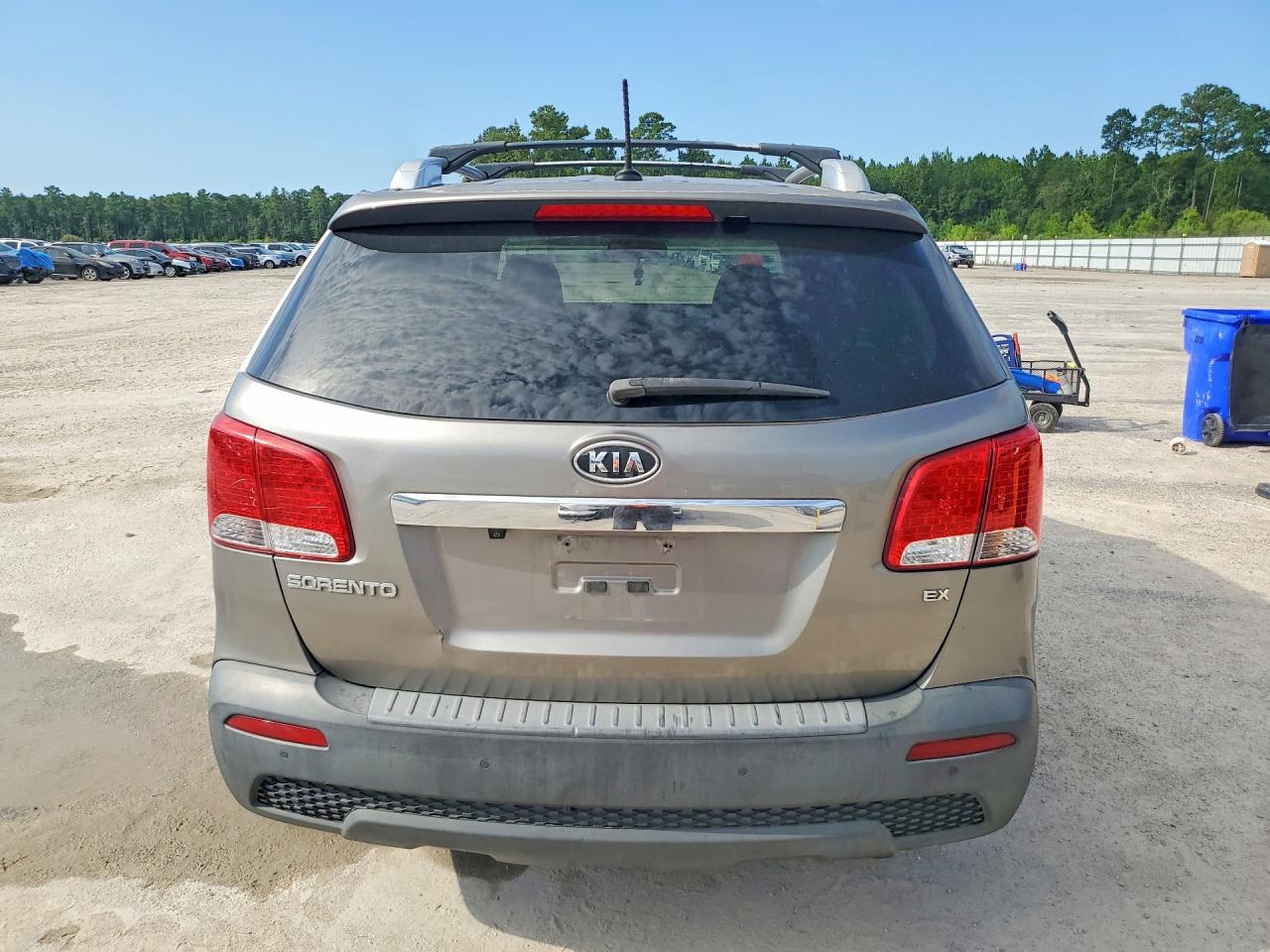 2013 Kia Sorento Ex Gray vin: 5XYKUDA68DG405224
