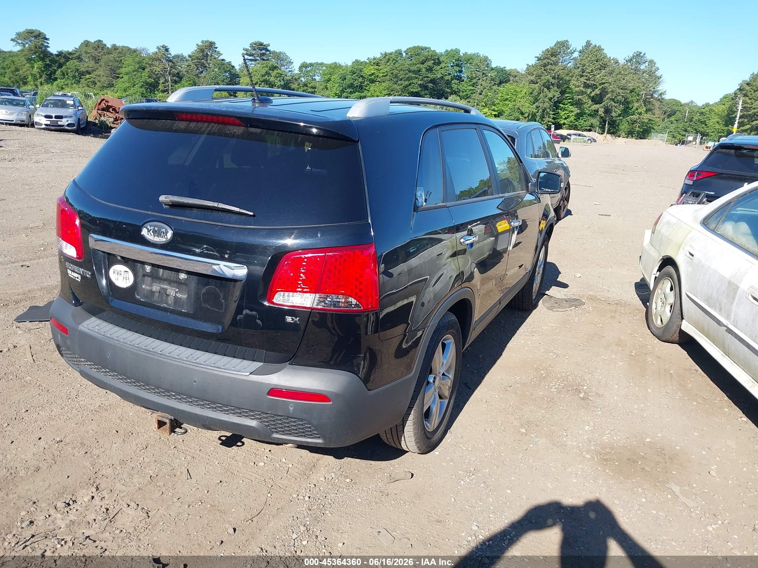 2013 Kia Sorento Ex Black vin: 5XYKUDA69DG407533