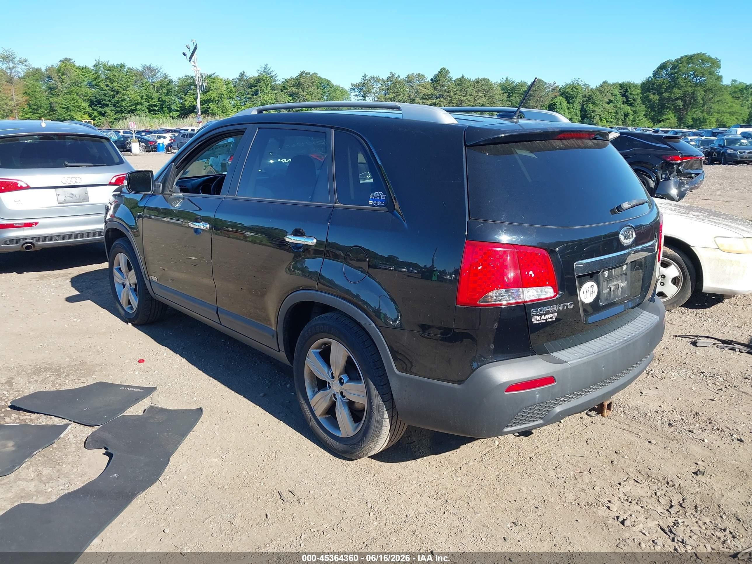 2013 Kia Sorento Ex Black vin: 5XYKUDA69DG407533