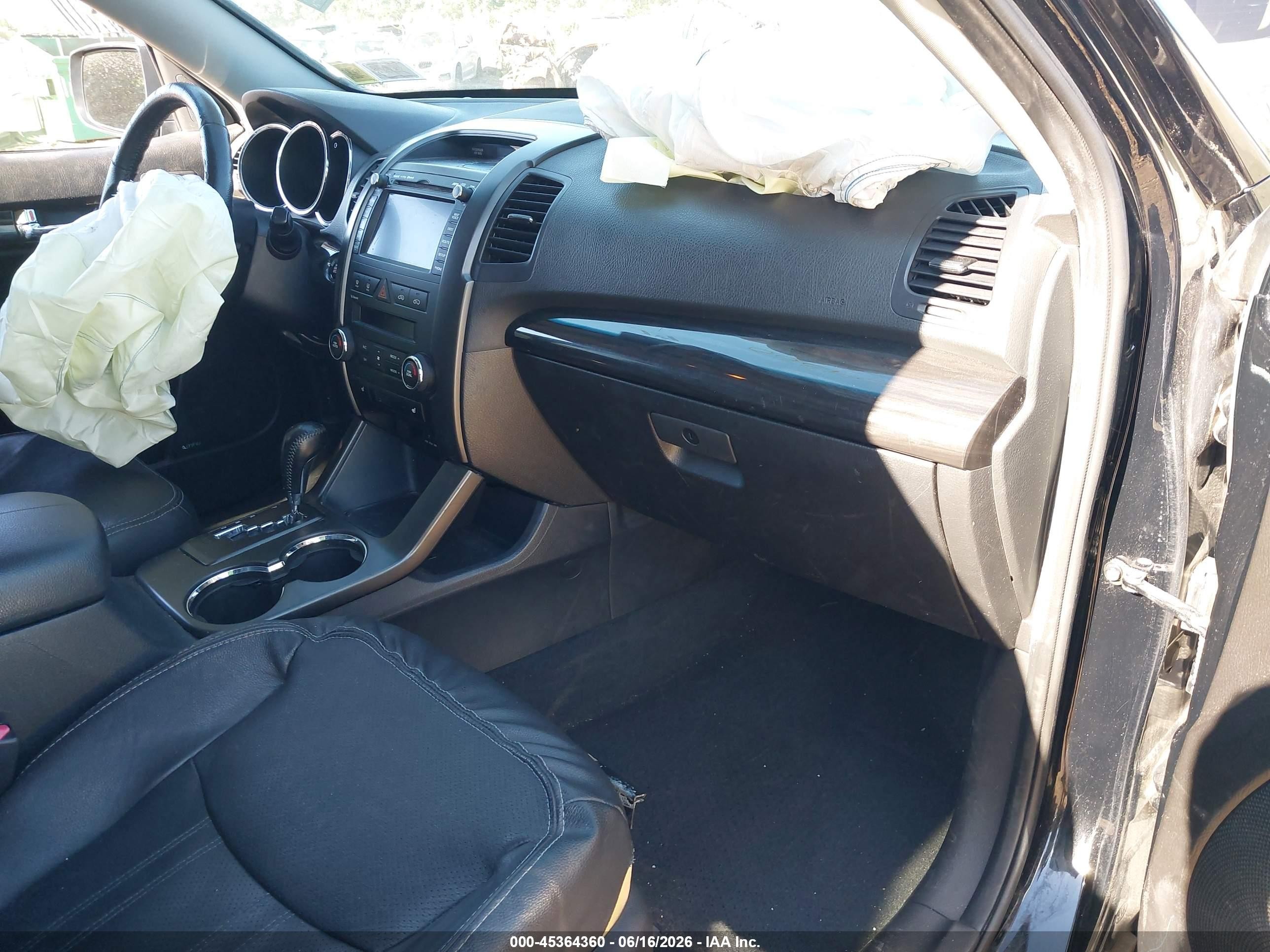 2013 Kia Sorento Ex Black vin: 5XYKUDA69DG407533