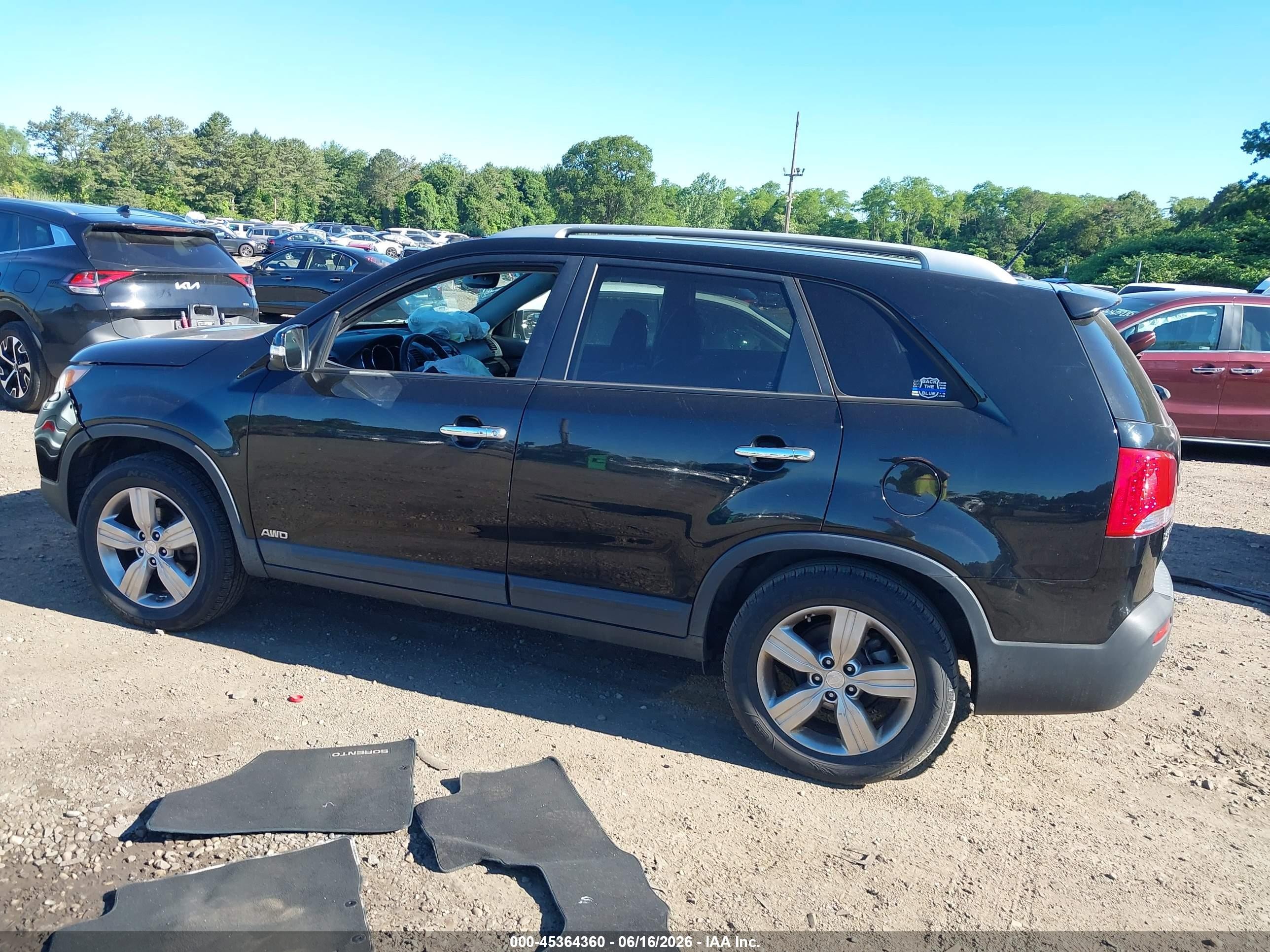 2013 Kia Sorento Ex Black vin: 5XYKUDA69DG407533