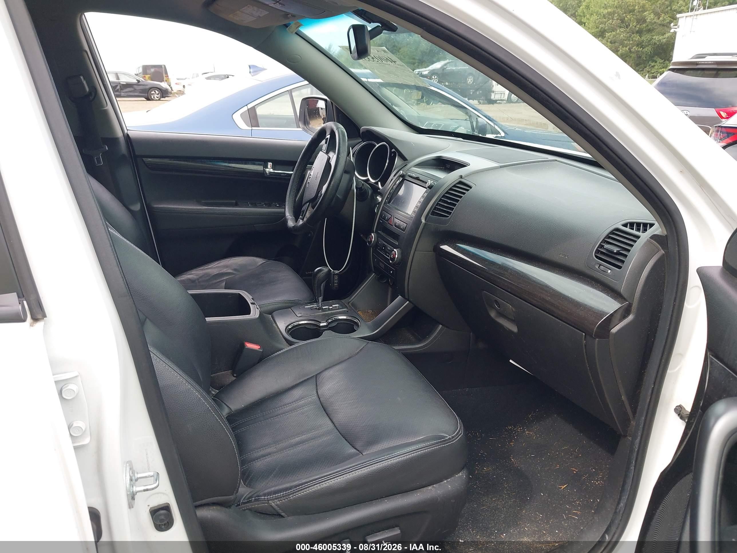 2013 Kia Sorento Ex White vin: 5XYKUDA6XDG324113