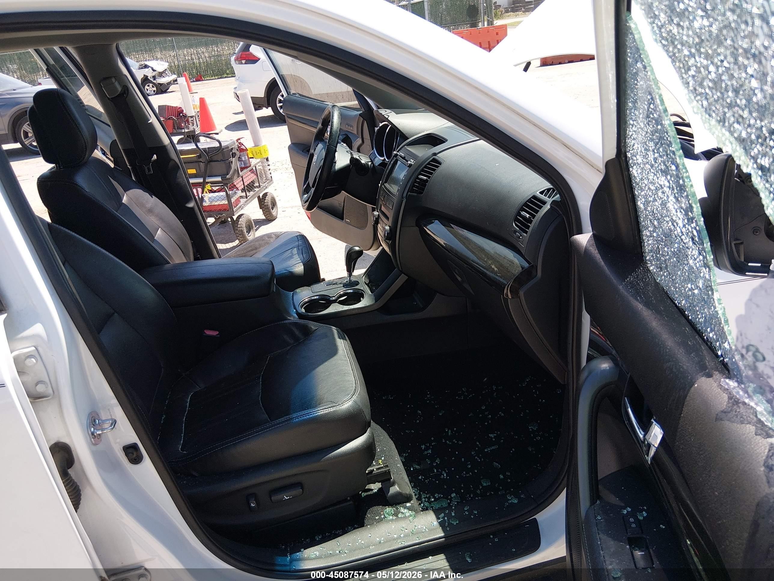 2013 Kia Sorento Ex White vin: 5XYKUDA6XDG358522