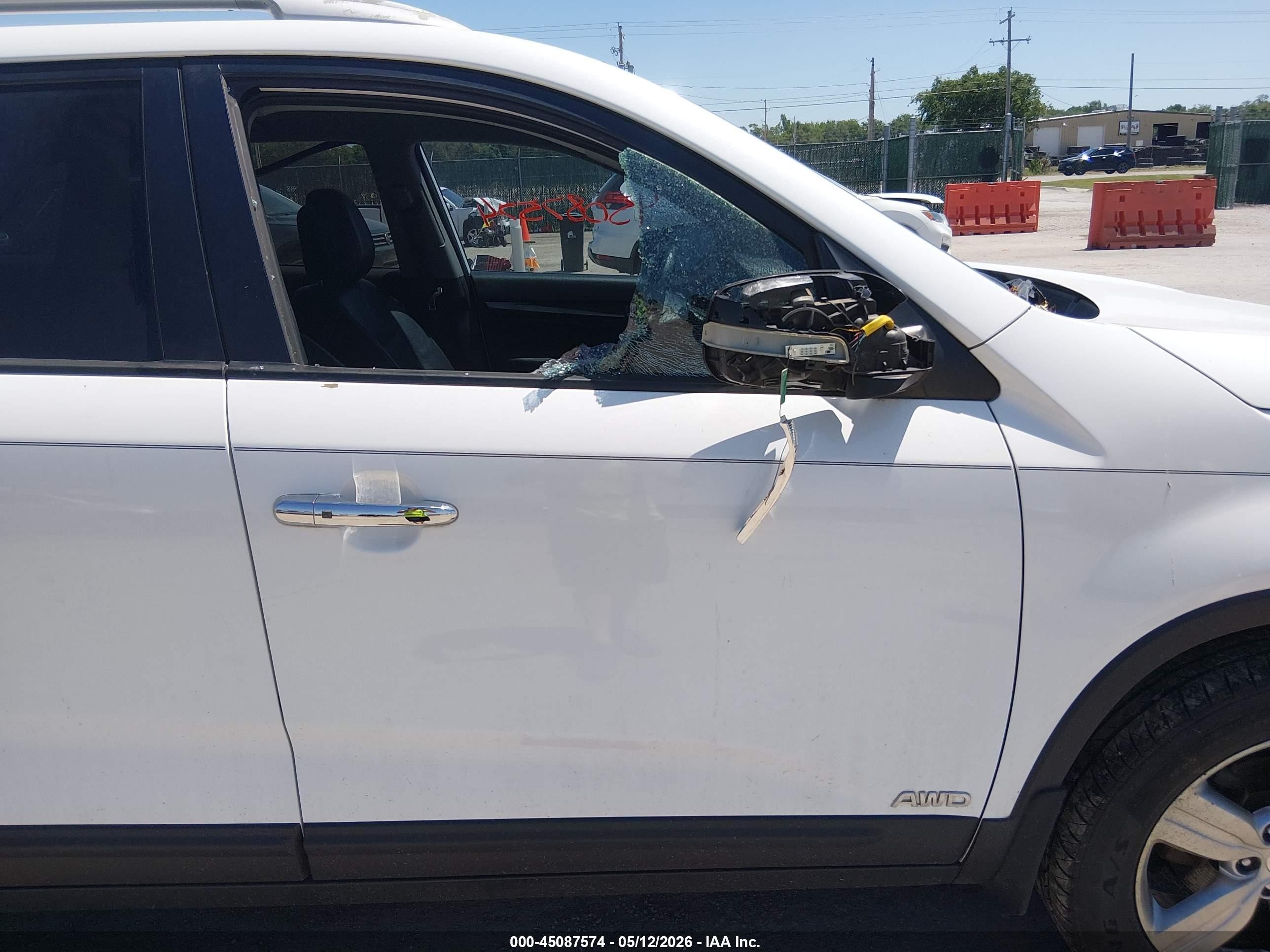2013 Kia Sorento Ex White vin: 5XYKUDA6XDG358522