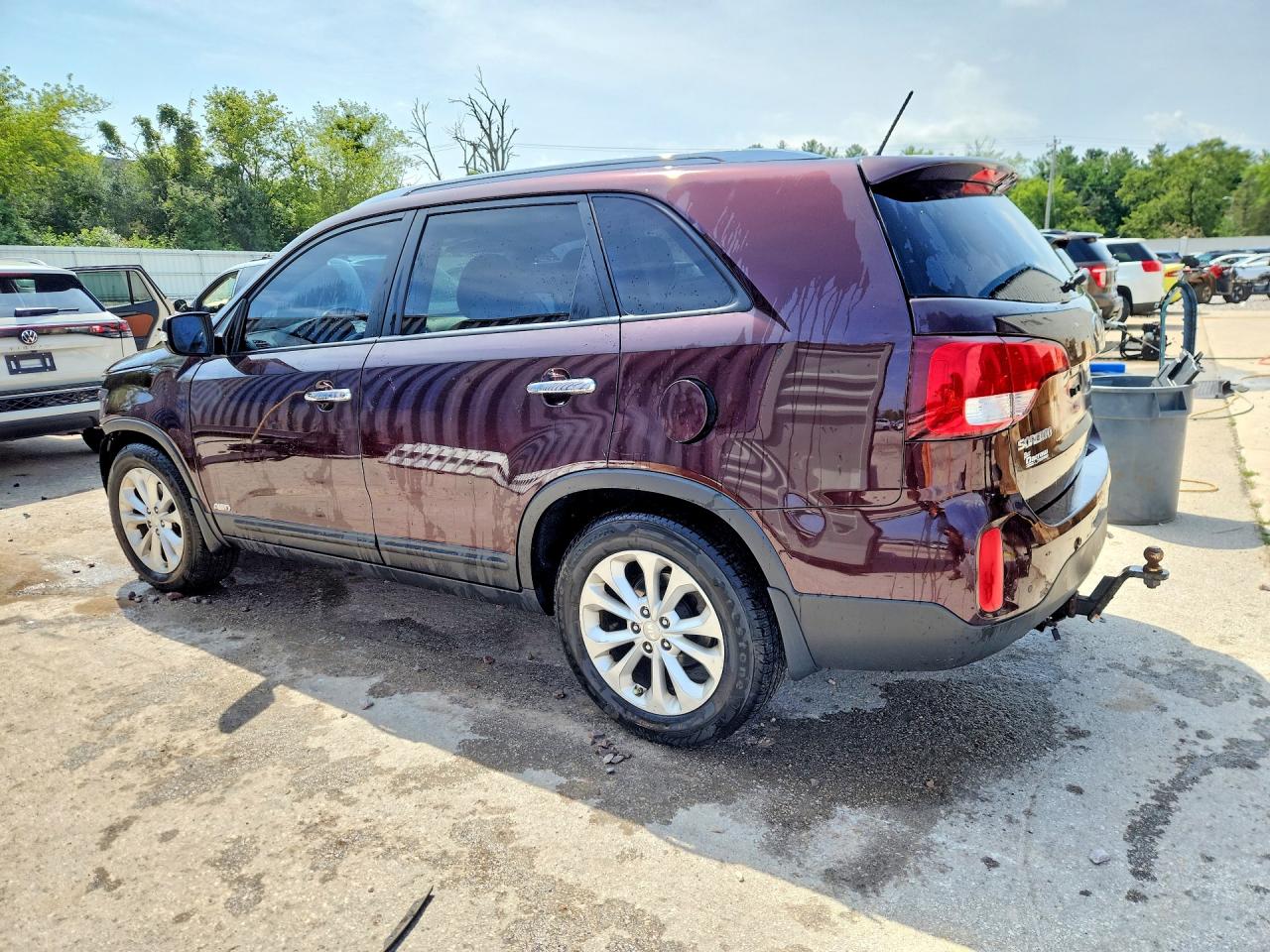 2014 Kia Sorento Ex Бордовый vin: 5XYKUDA70EG459756