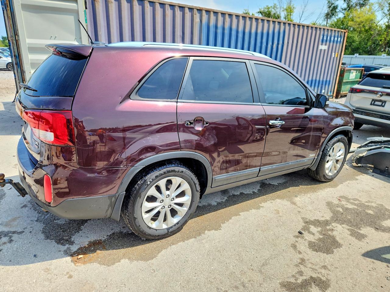 2014 Kia Sorento Ex Бордовый vin: 5XYKUDA70EG459756