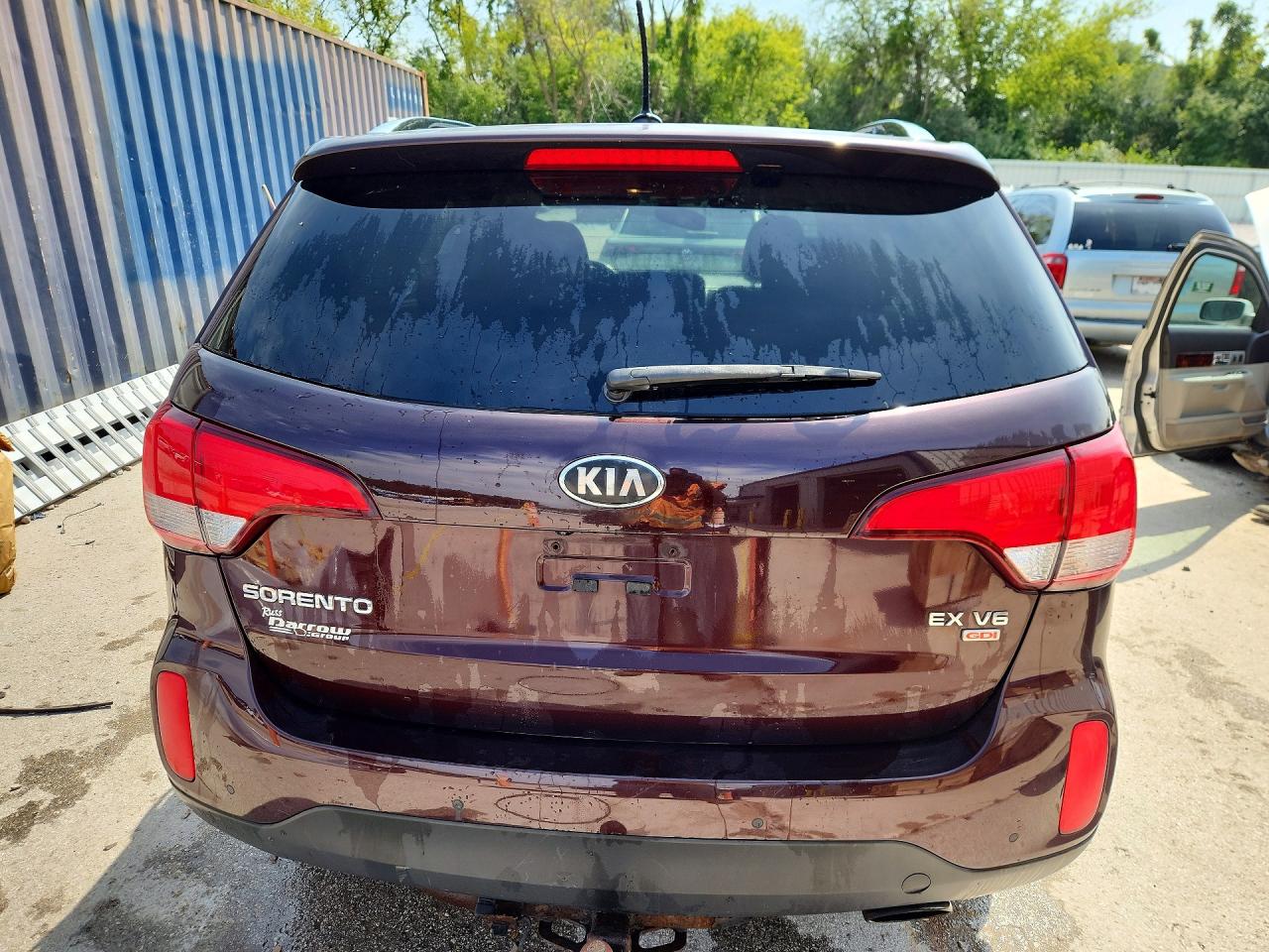 2014 Kia Sorento Ex Бордовый vin: 5XYKUDA70EG459756