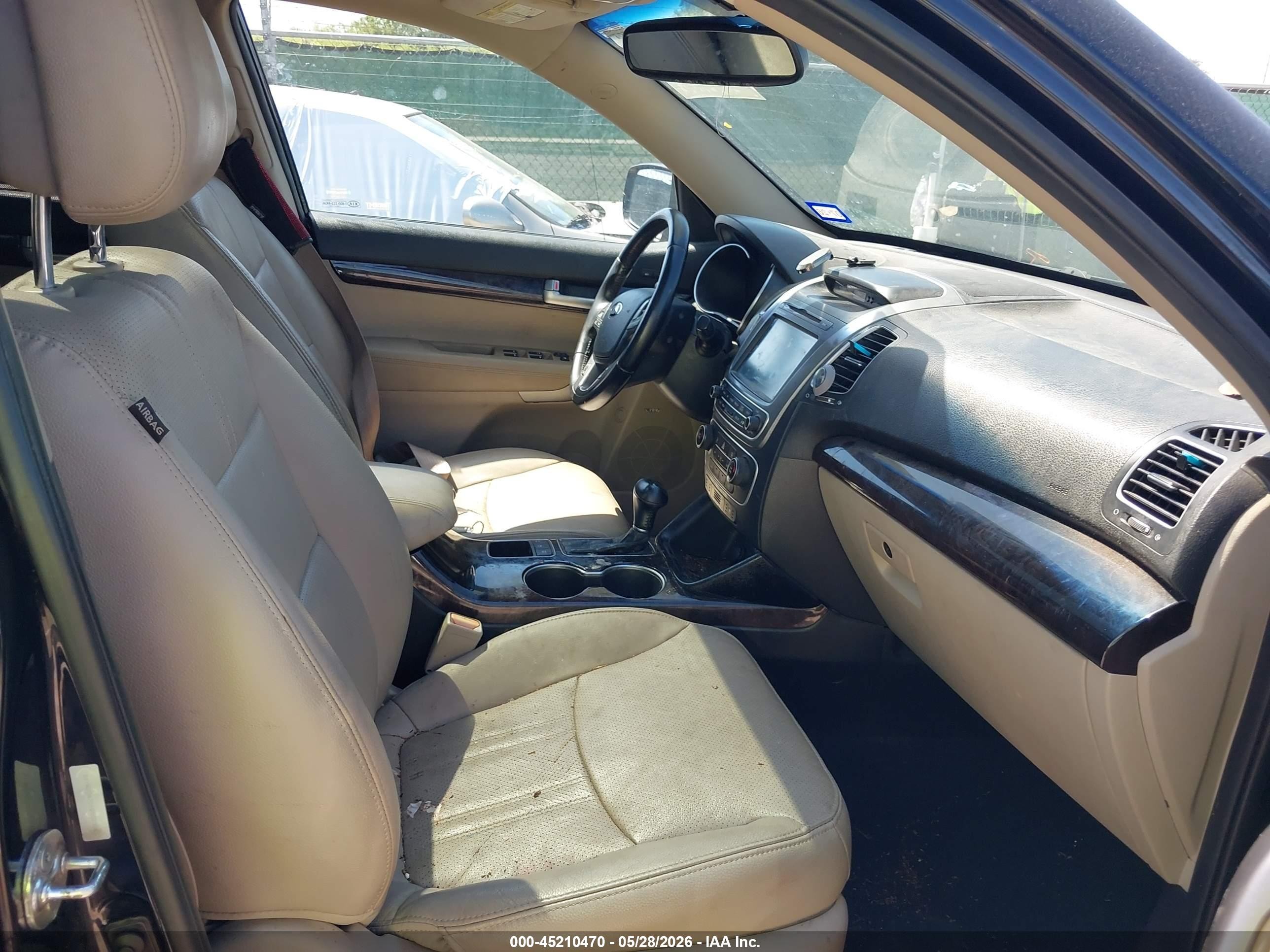 2014 Kia Sorento Ex V6 Черный vin: 5XYKUDA70EG502332