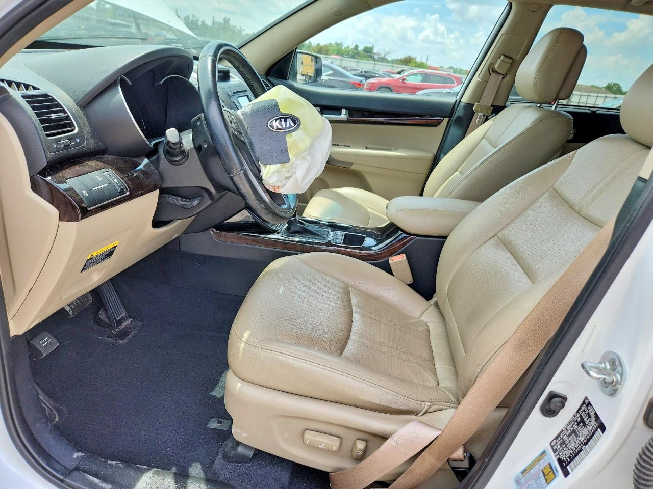 2015 Kia Sorento Ex White vin: 5XYKUDA70FG624688