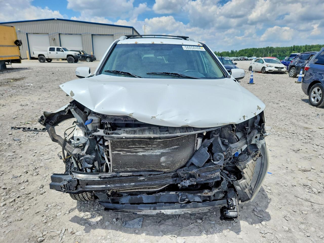 2015 Kia Sorento Ex White vin: 5XYKUDA70FG624688