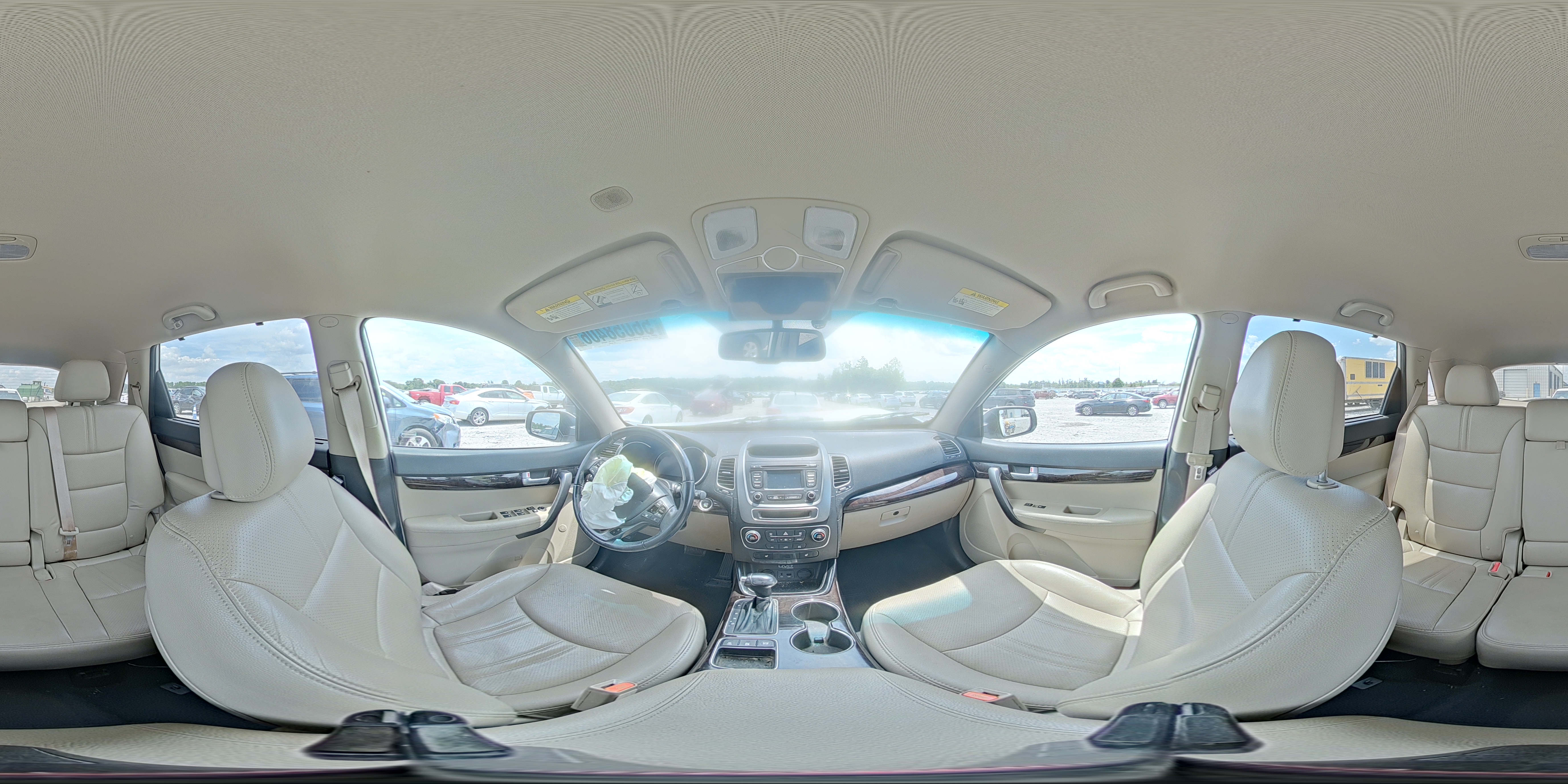 2015 Kia Sorento Ex White vin: 5XYKUDA70FG624688