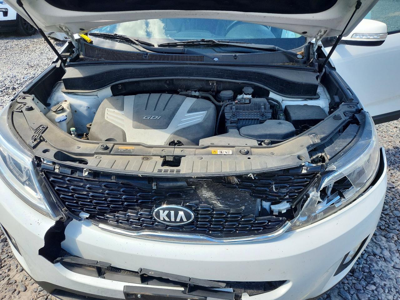 2014 Kia Sorento Ex White vin: 5XYKUDA72EG511050
