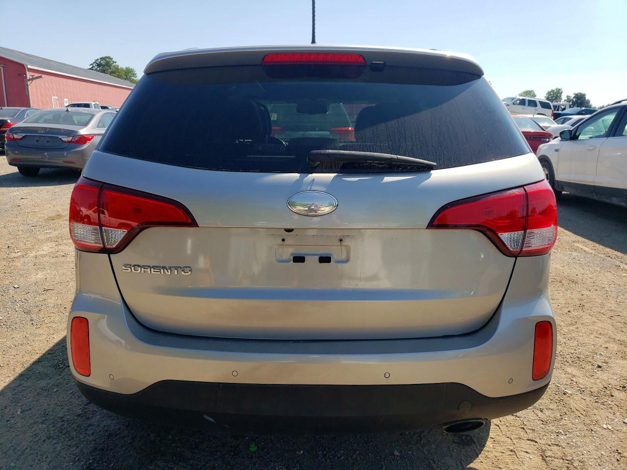 2014 Kia Sorento Ex Silver vin: 5XYKUDA72EG536840