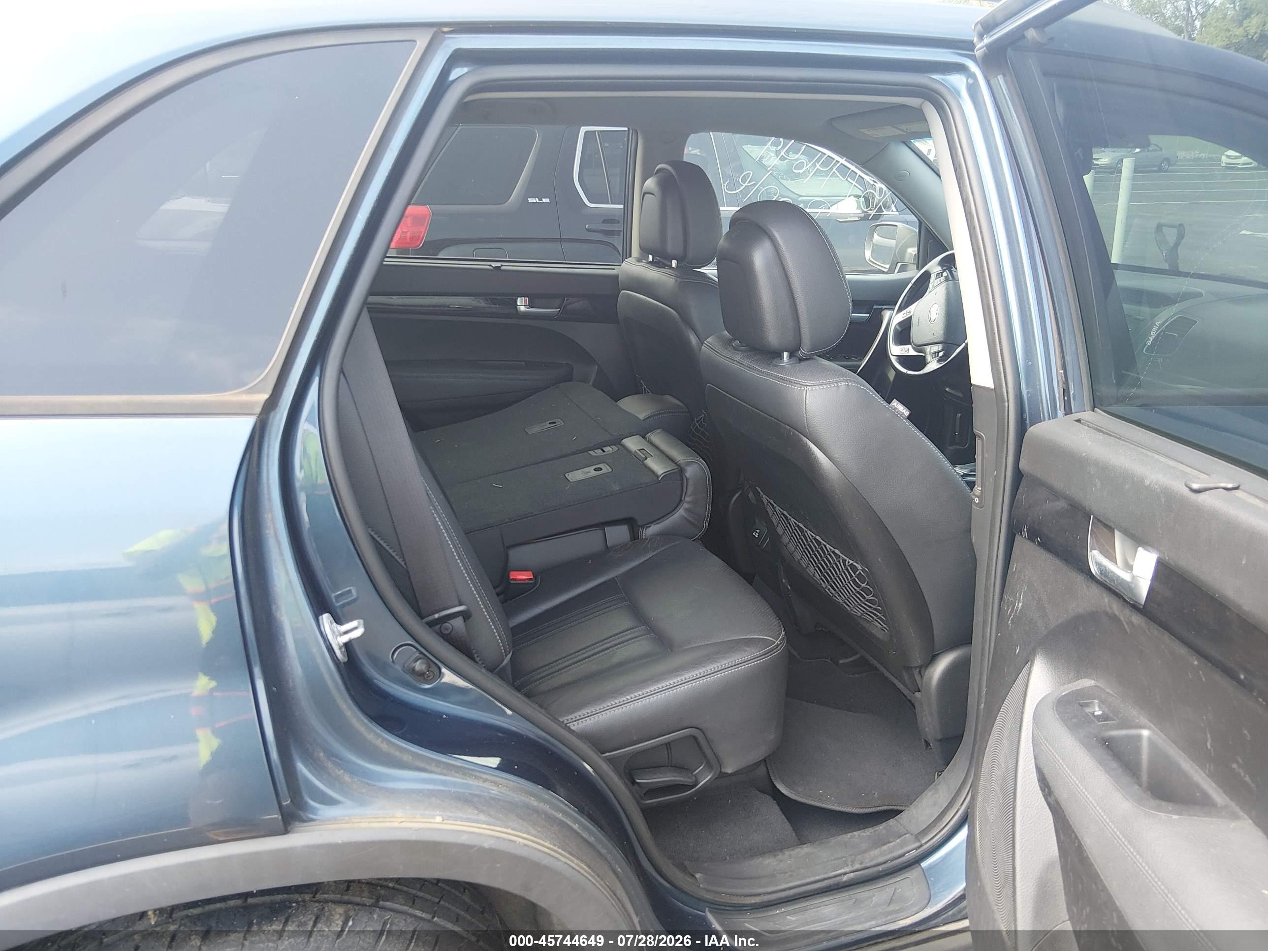 2015 Kia Sorento Ex V6 Blue vin: 5XYKUDA72FG603471