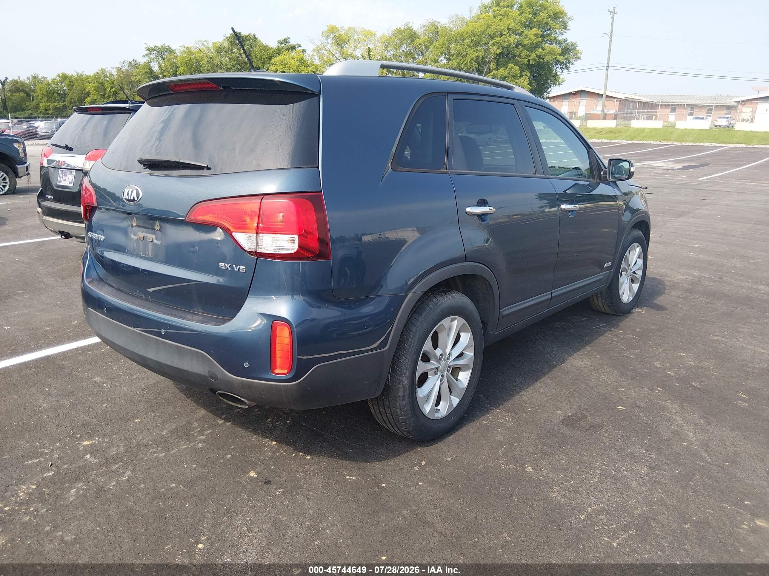 2015 Kia Sorento Ex V6 Blue vin: 5XYKUDA72FG603471