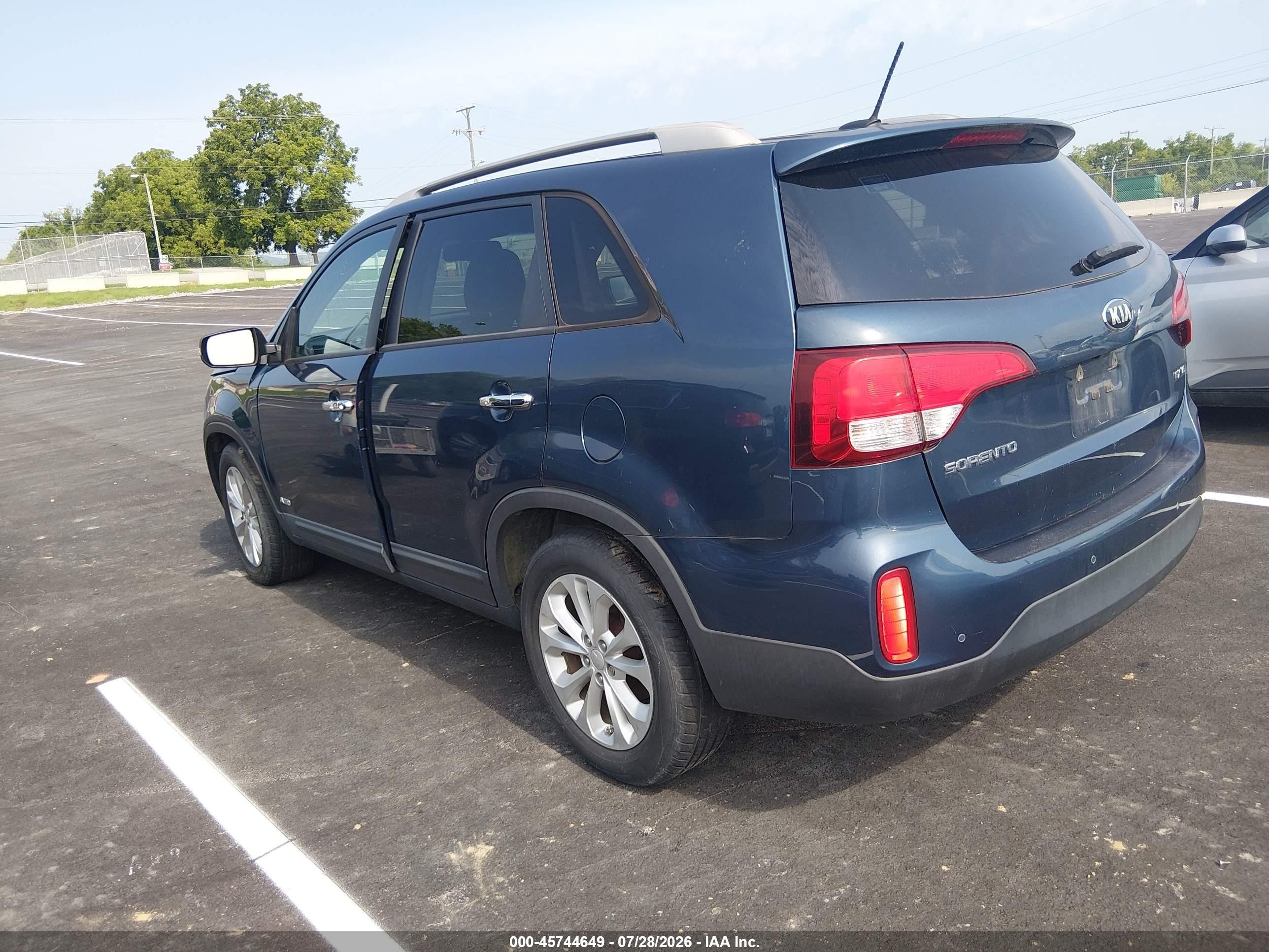 2015 Kia Sorento Ex V6 Blue vin: 5XYKUDA72FG603471