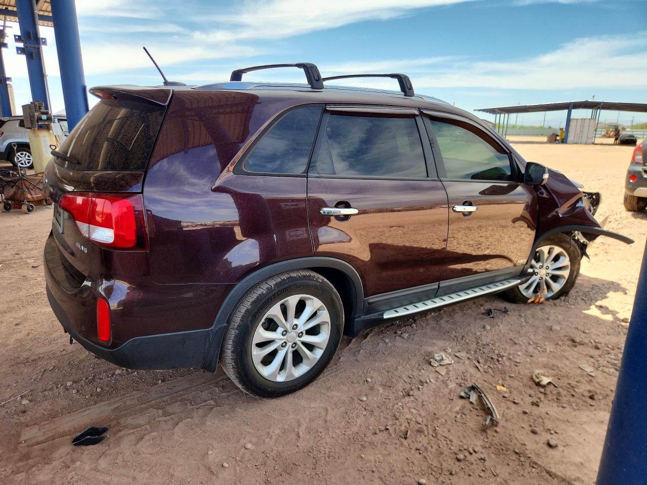 2015 Kia Sorento Ex Purple vin: 5XYKUDA72FG641475