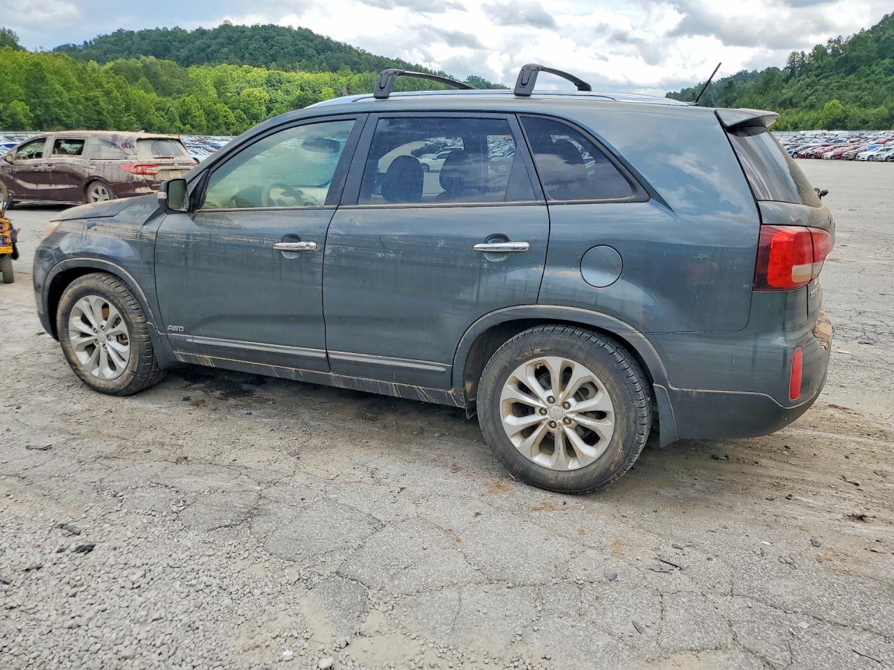 2014 Kia Sorento Ex Gray vin: 5XYKUDA73EG482447