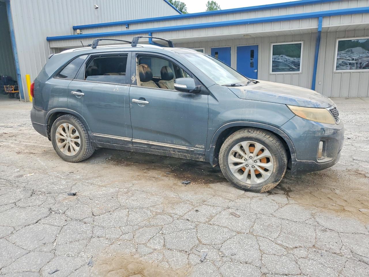 2014 Kia Sorento Ex Gray vin: 5XYKUDA73EG482447