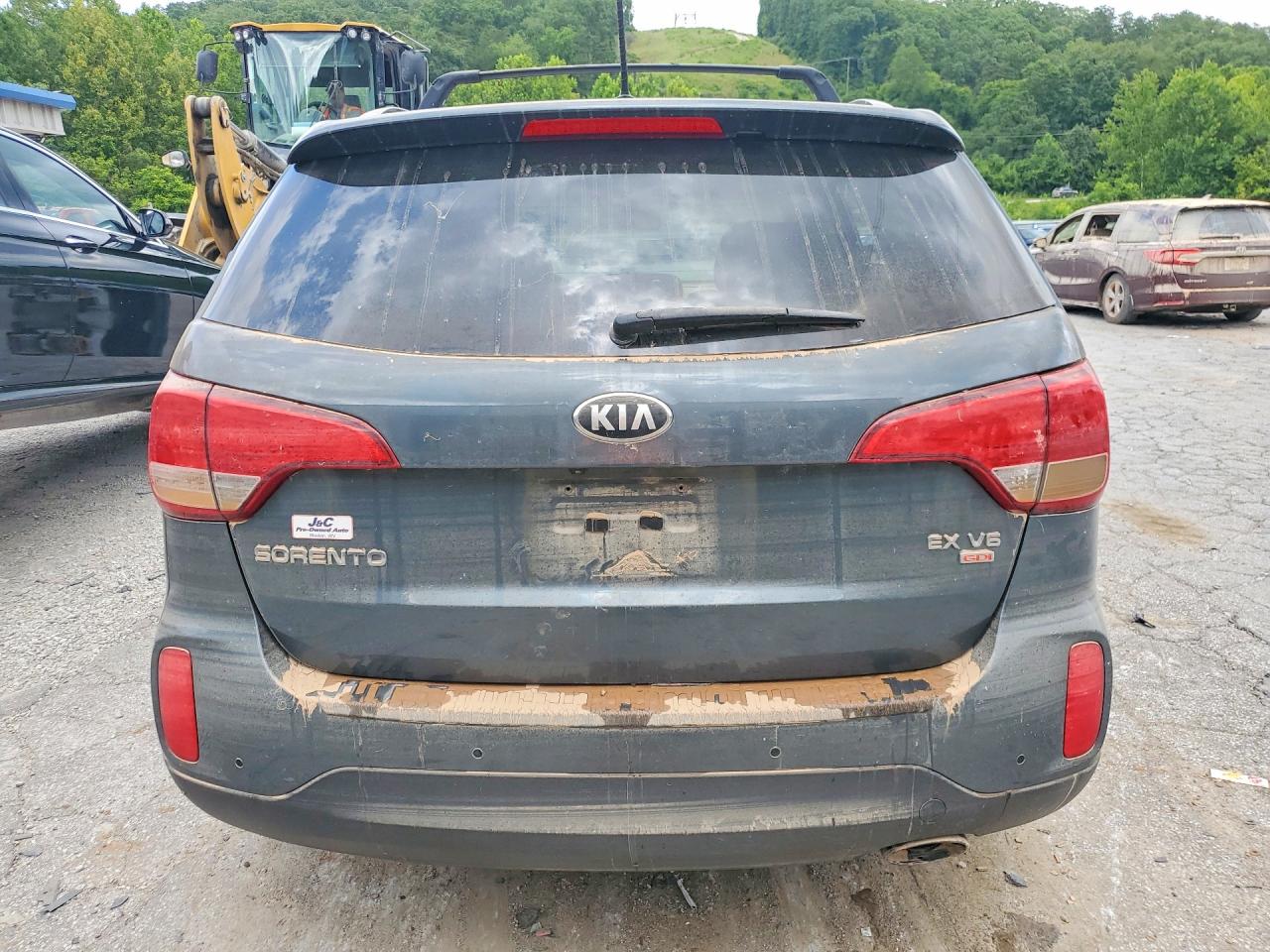 2014 Kia Sorento Ex Gray vin: 5XYKUDA73EG482447