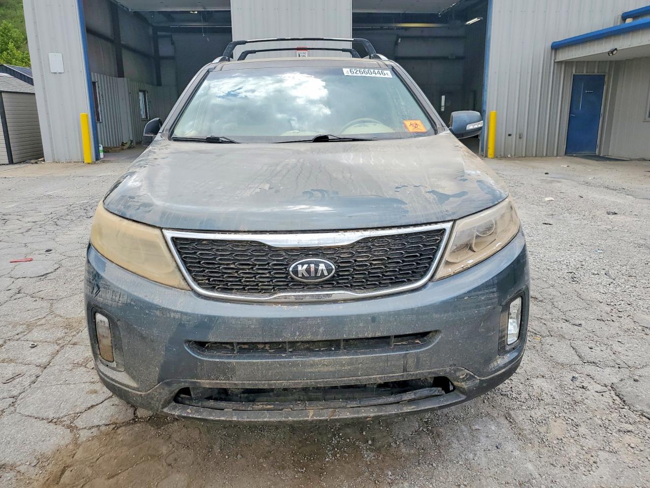 2014 Kia Sorento Ex Gray vin: 5XYKUDA73EG482447