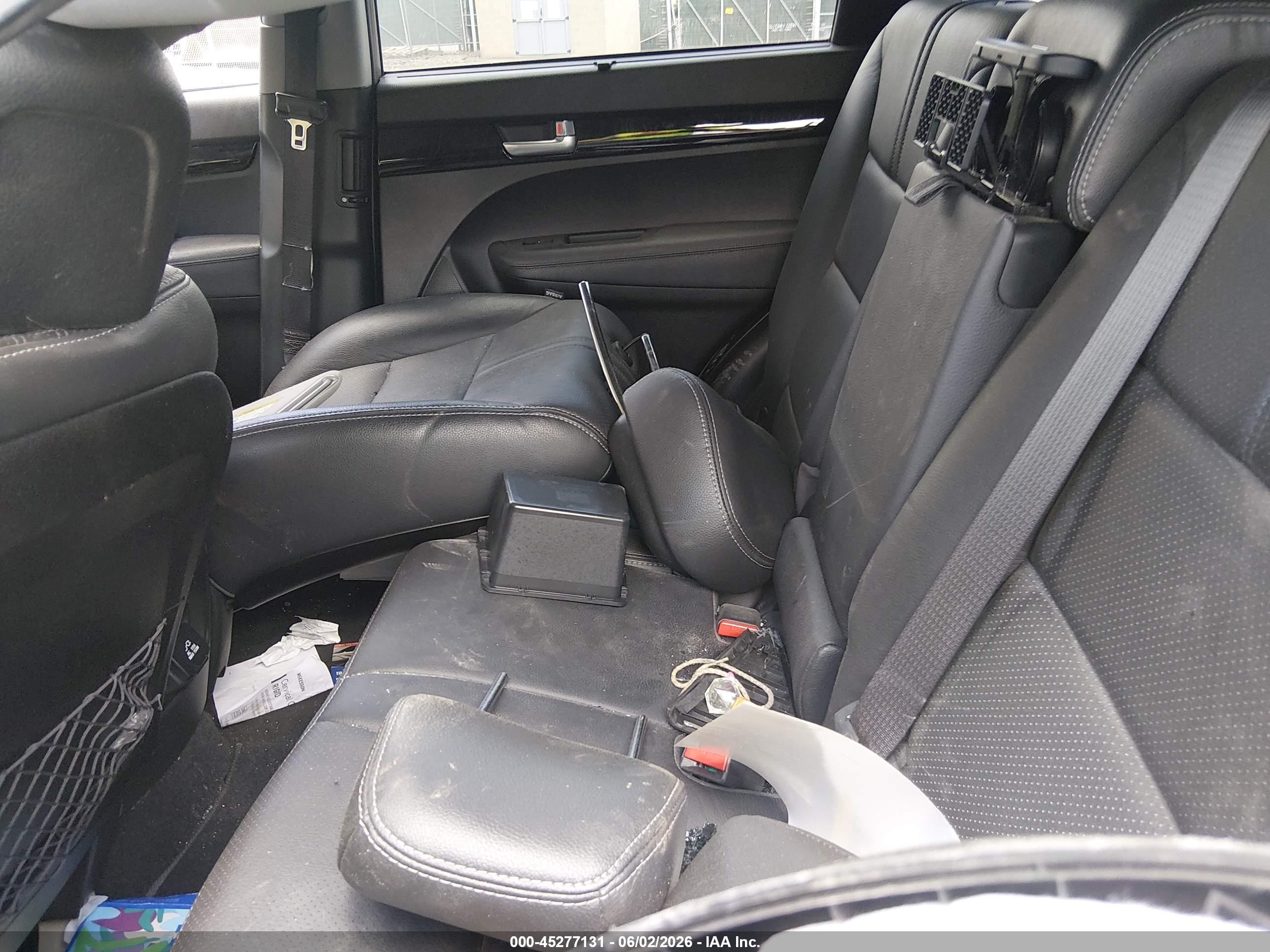 2015 Kia Sorento Ex V6 Gray vin: 5XYKUDA73FG550960