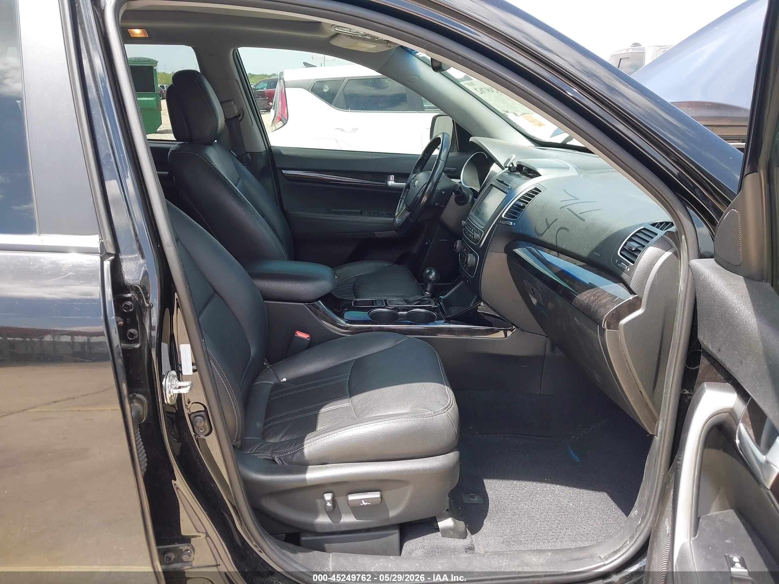 2014 Kia Sorento Ex V6 Черный vin: 5XYKUDA74EG524964