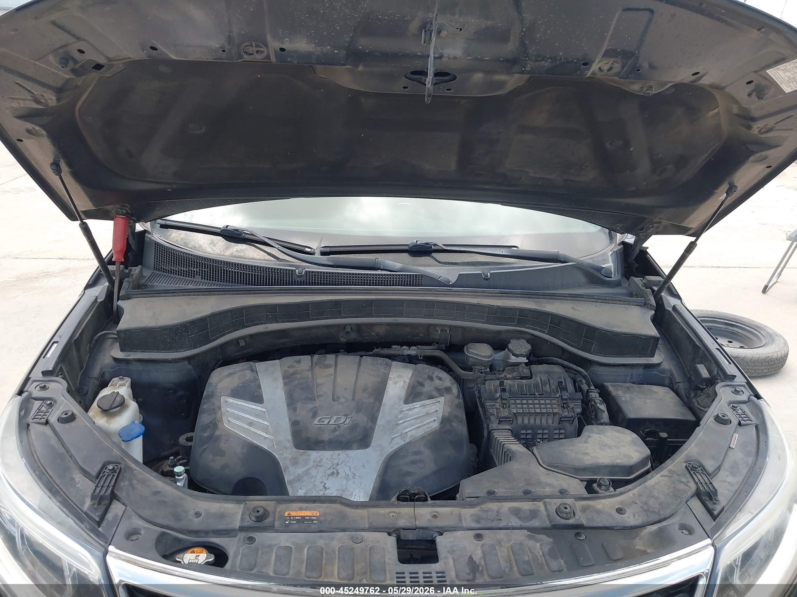 2014 Kia Sorento Ex V6 Черный vin: 5XYKUDA74EG524964