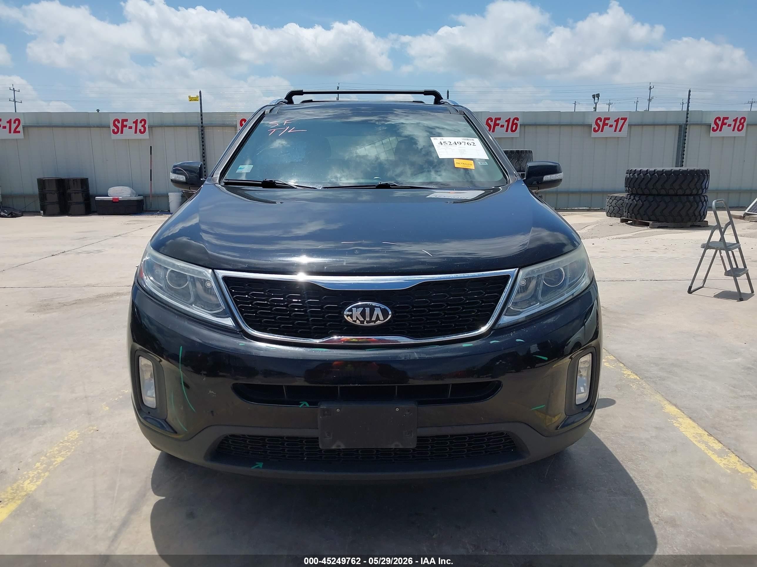 2014 Kia Sorento Ex V6 Черный vin: 5XYKUDA74EG524964