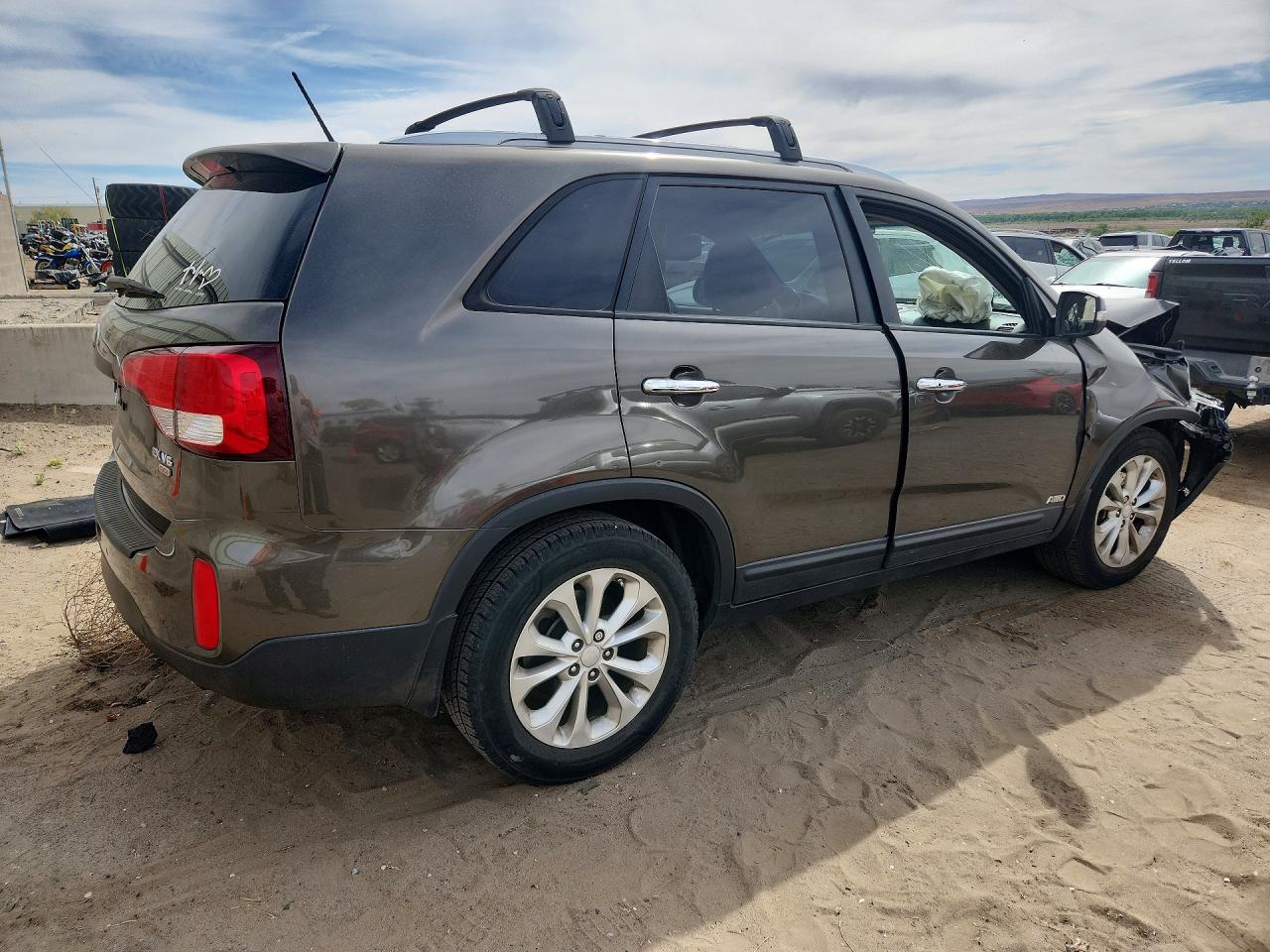 2015 Kia Sorento Ex Gray vin: 5XYKUDA74FG556699