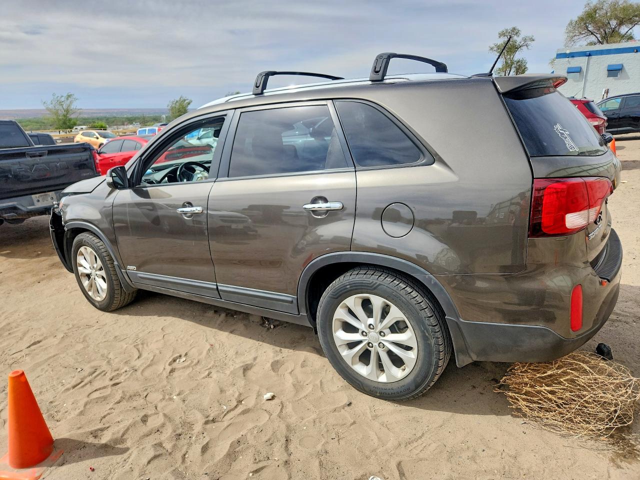 2015 Kia Sorento Ex Gray vin: 5XYKUDA74FG556699