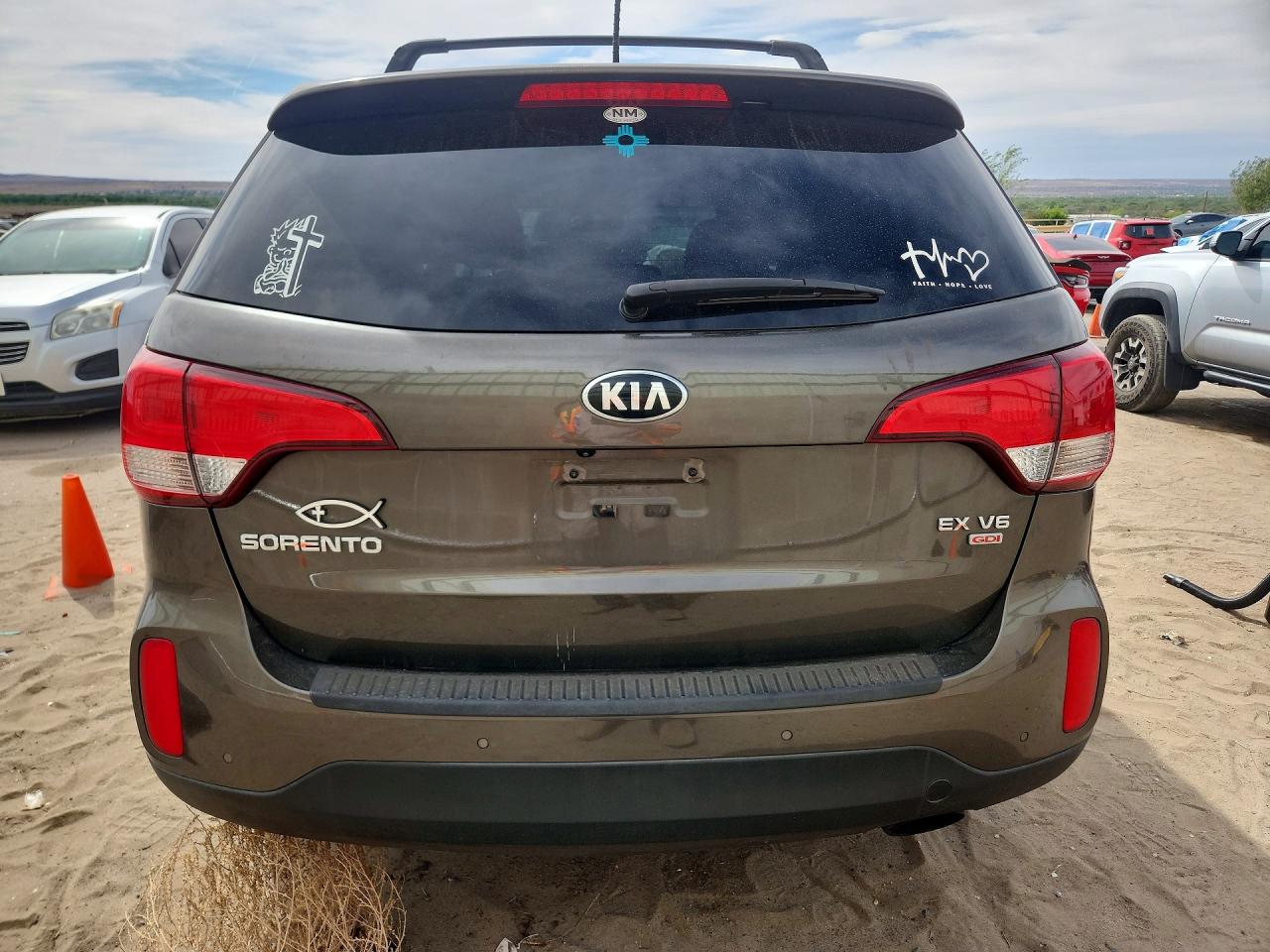 2015 Kia Sorento Ex Gray vin: 5XYKUDA74FG556699