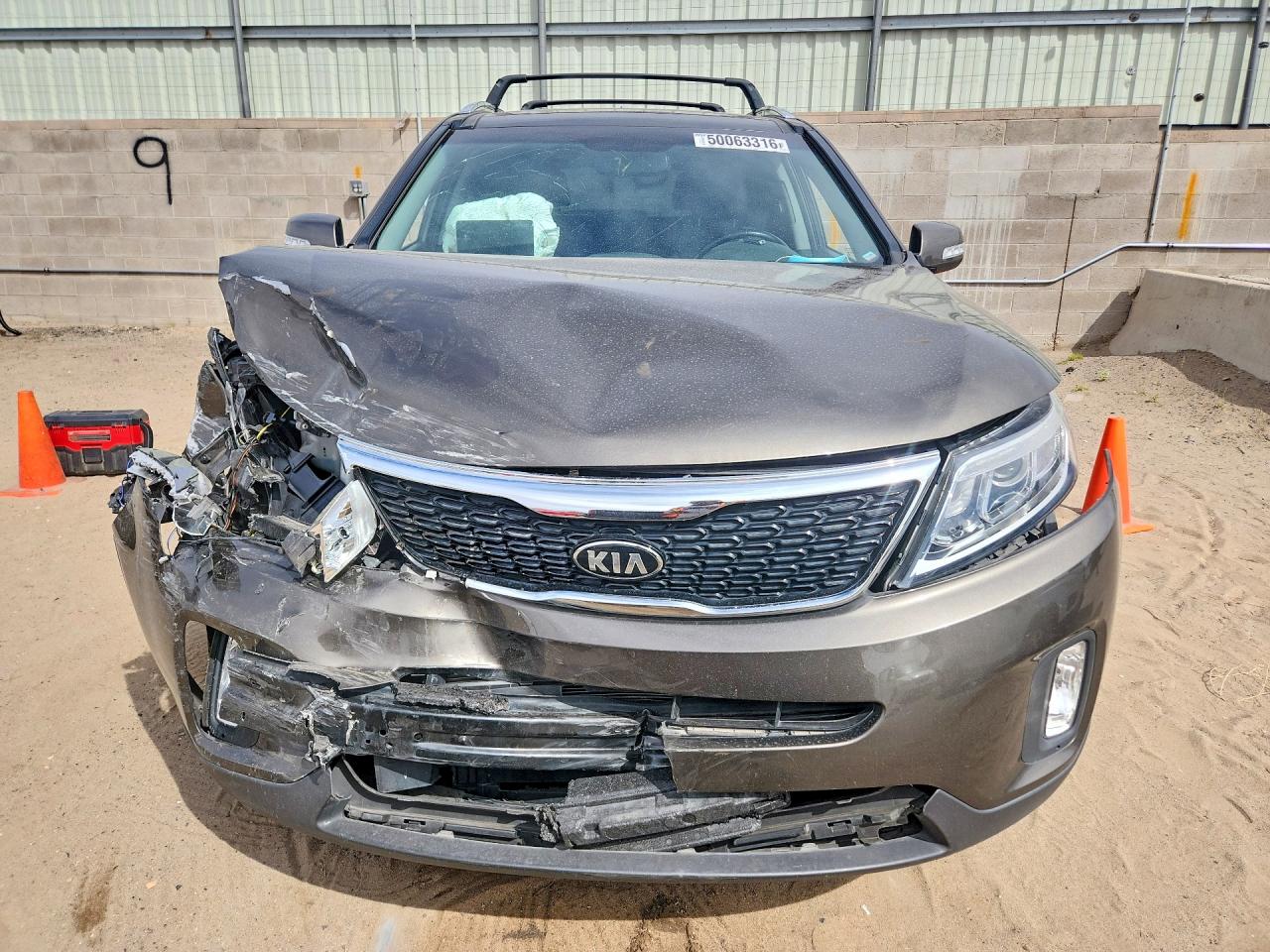 2015 Kia Sorento Ex Gray vin: 5XYKUDA74FG556699