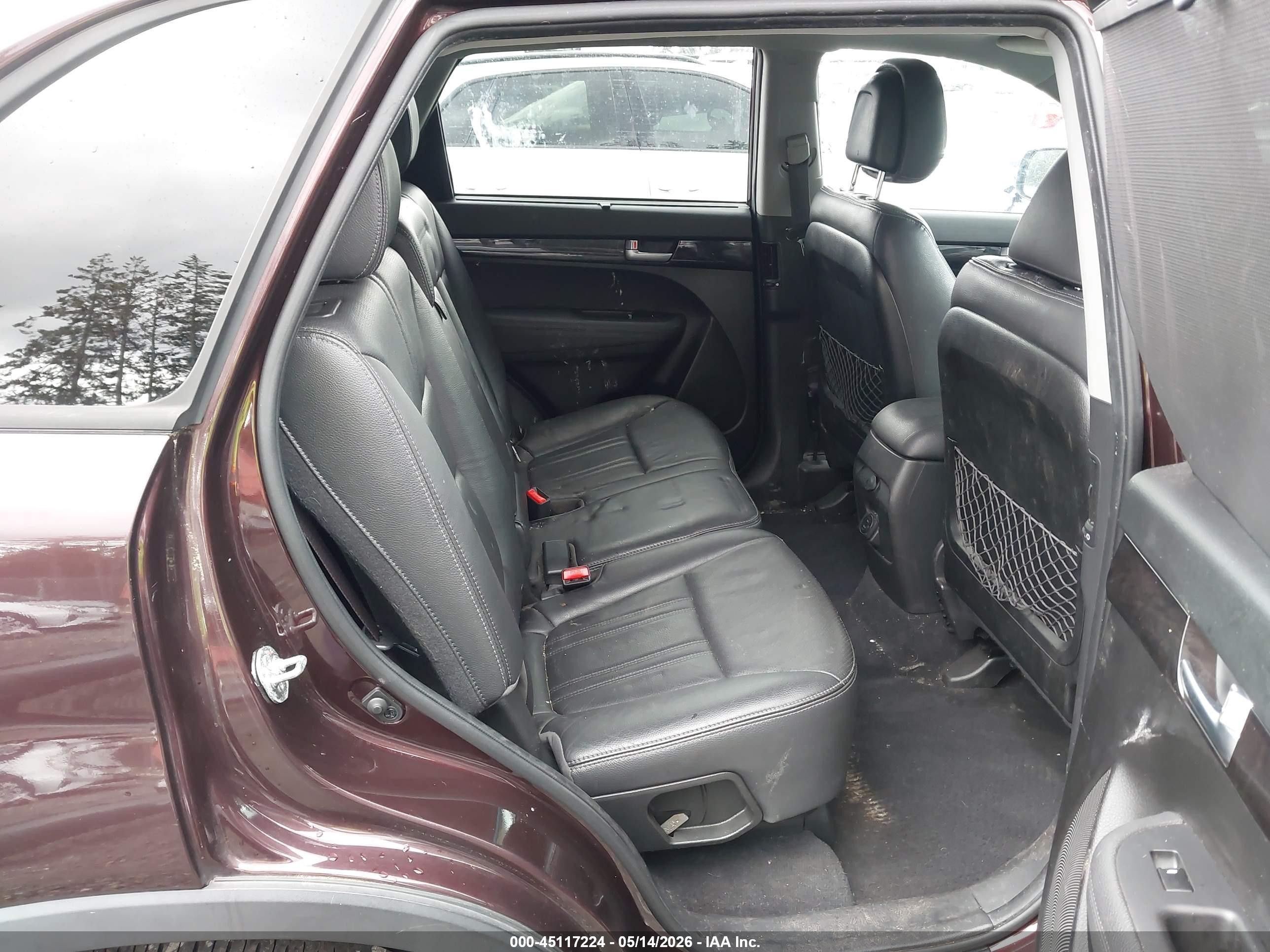 2014 Kia Sorento Ex V6 Бордовый vin: 5XYKUDA75EG480764