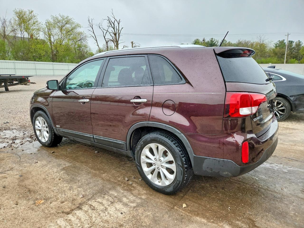 2015 Kia Sorento Ex Burgundy vin: 5XYKUDA75FG647318
