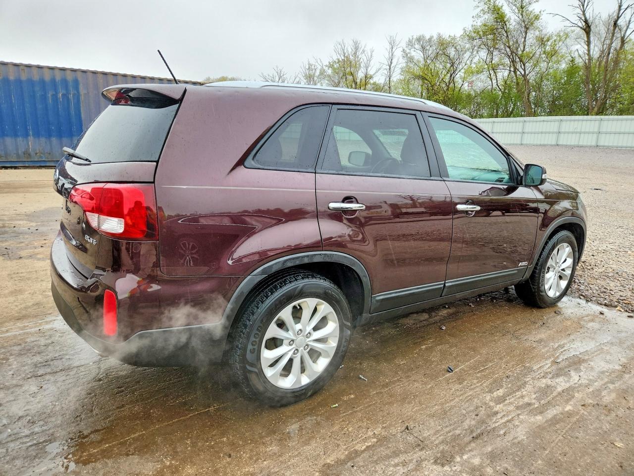 2015 Kia Sorento Ex Burgundy vin: 5XYKUDA75FG647318