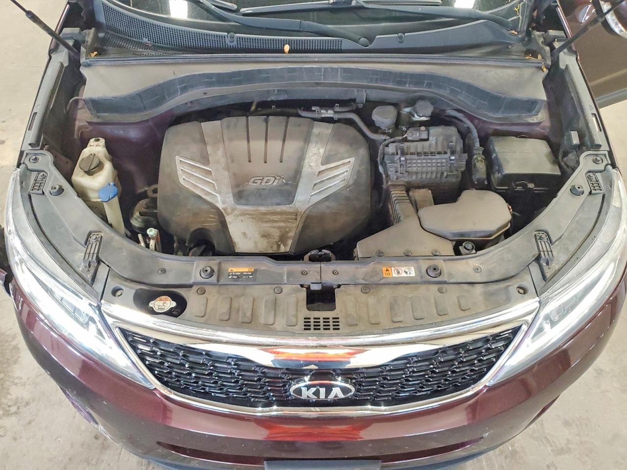 2015 Kia Sorento Ex Бордовый vin: 5XYKUDA75FG647335