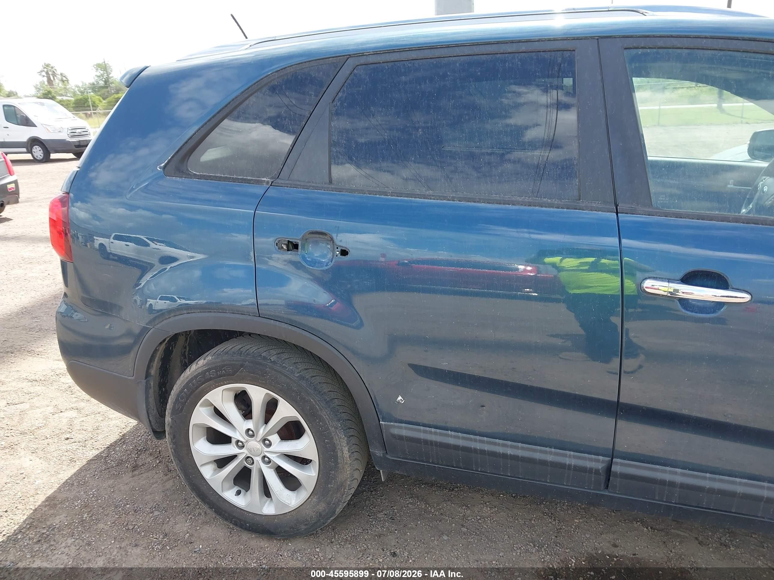 2014 Kia Sorento Ex V6 Синий vin: 5XYKUDA76EG452777