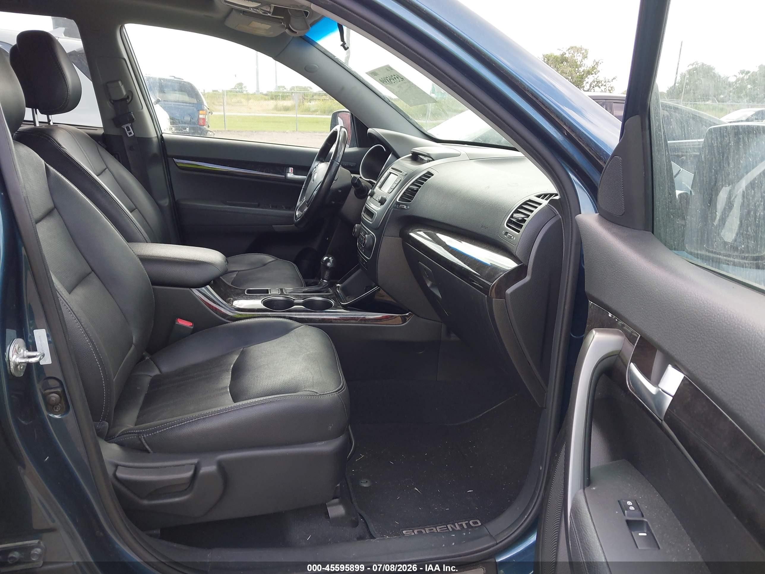 2014 Kia Sorento Ex V6 Синий vin: 5XYKUDA76EG452777