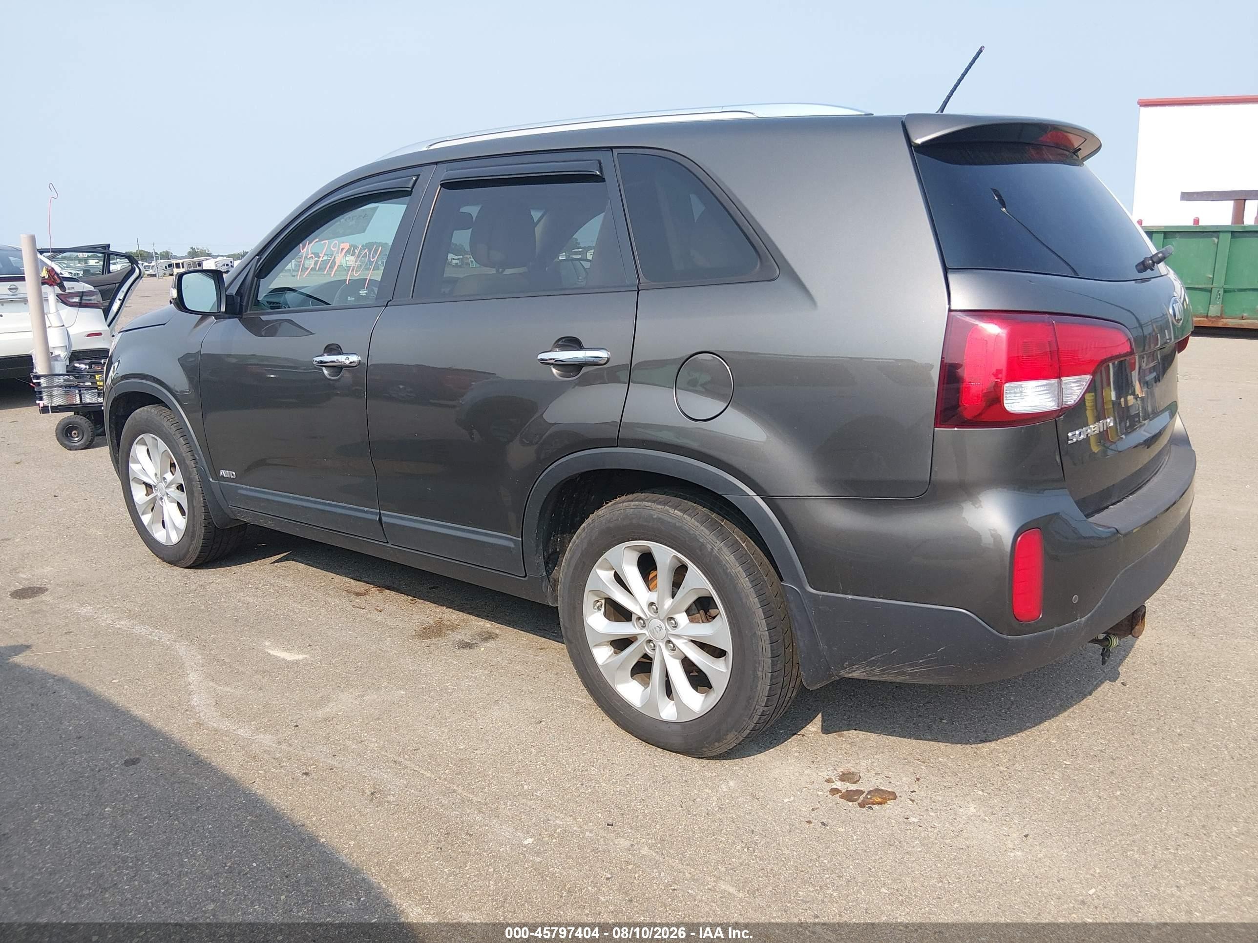 2015 Kia Sorento Ex V6 Green vin: 5XYKUDA76FG600850