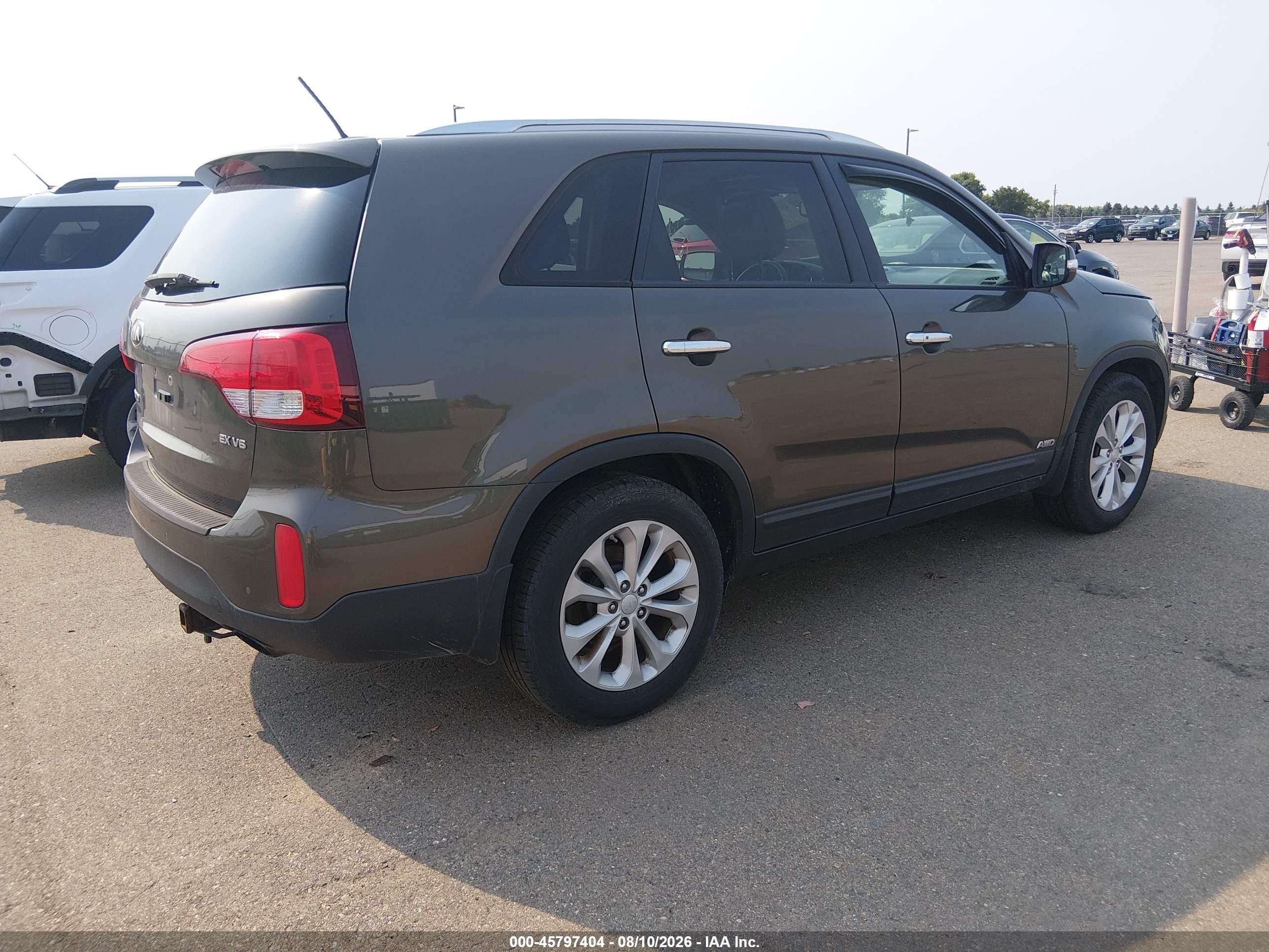 2015 Kia Sorento Ex V6 Green vin: 5XYKUDA76FG600850